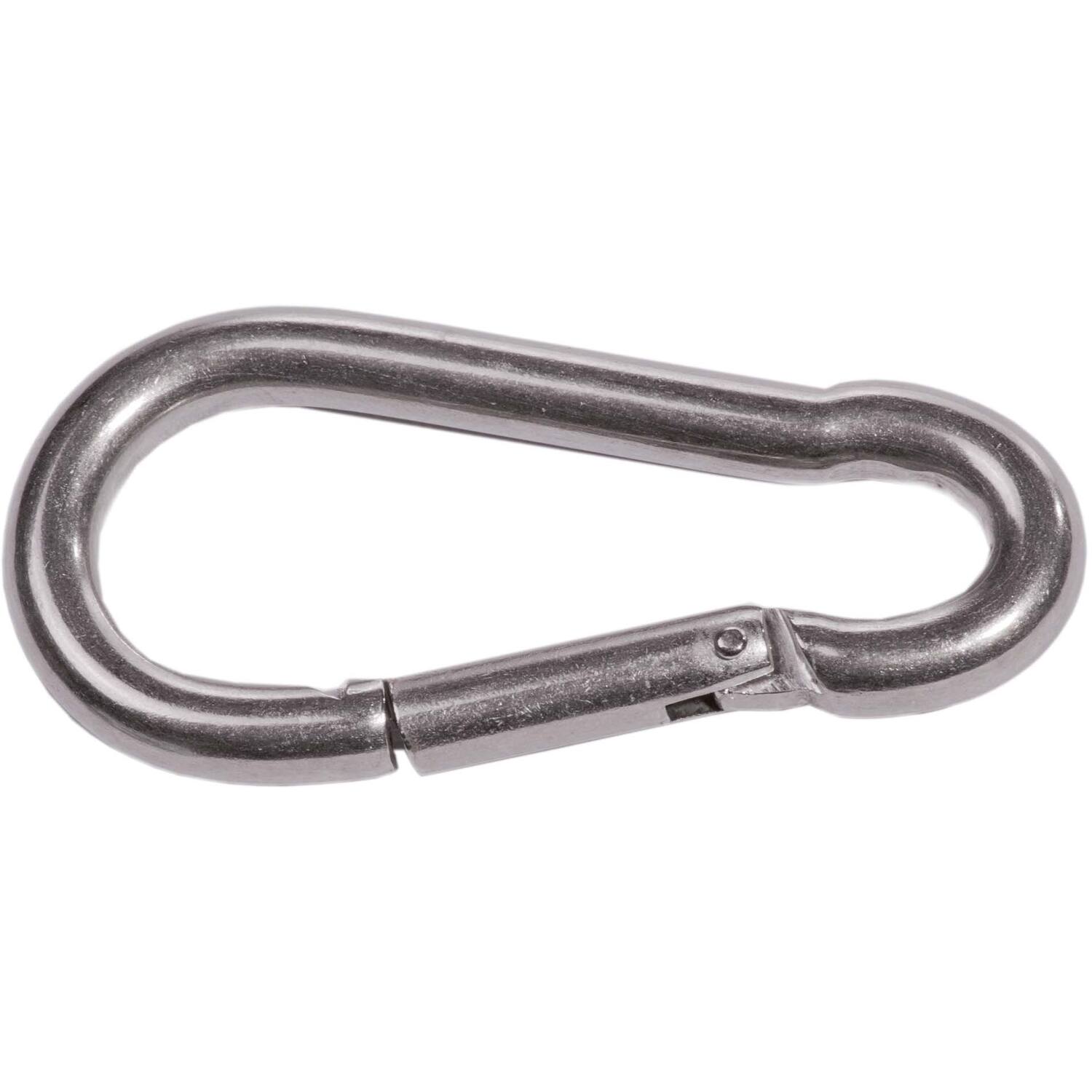 Karabijnhaak gegalv. met knik 80x8mm