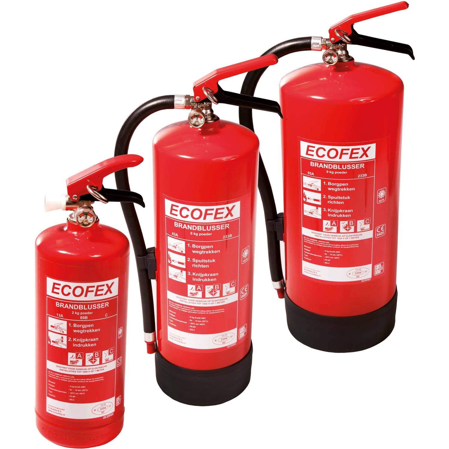 Brandblusser poeder SI 6kg