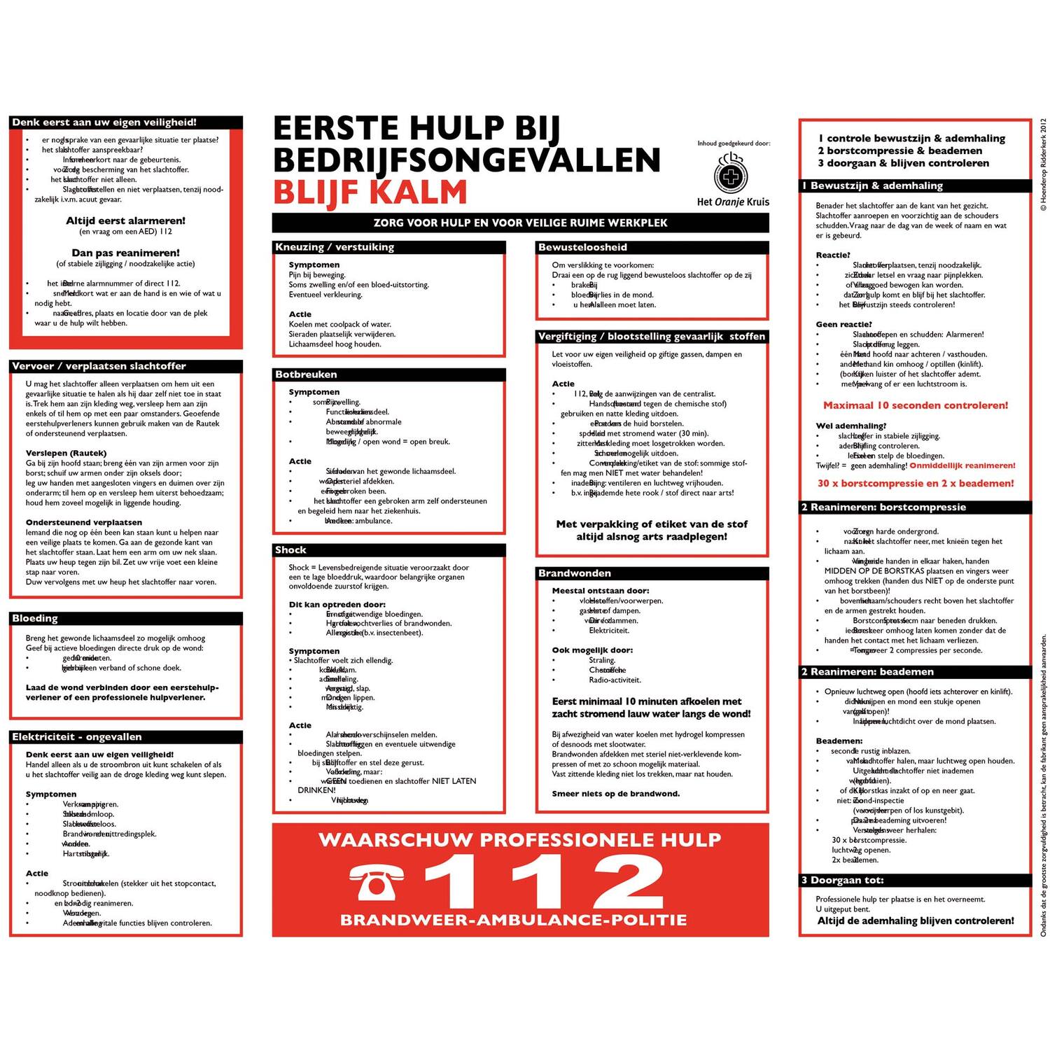 E.H.B.O. Plaat 300x390mm