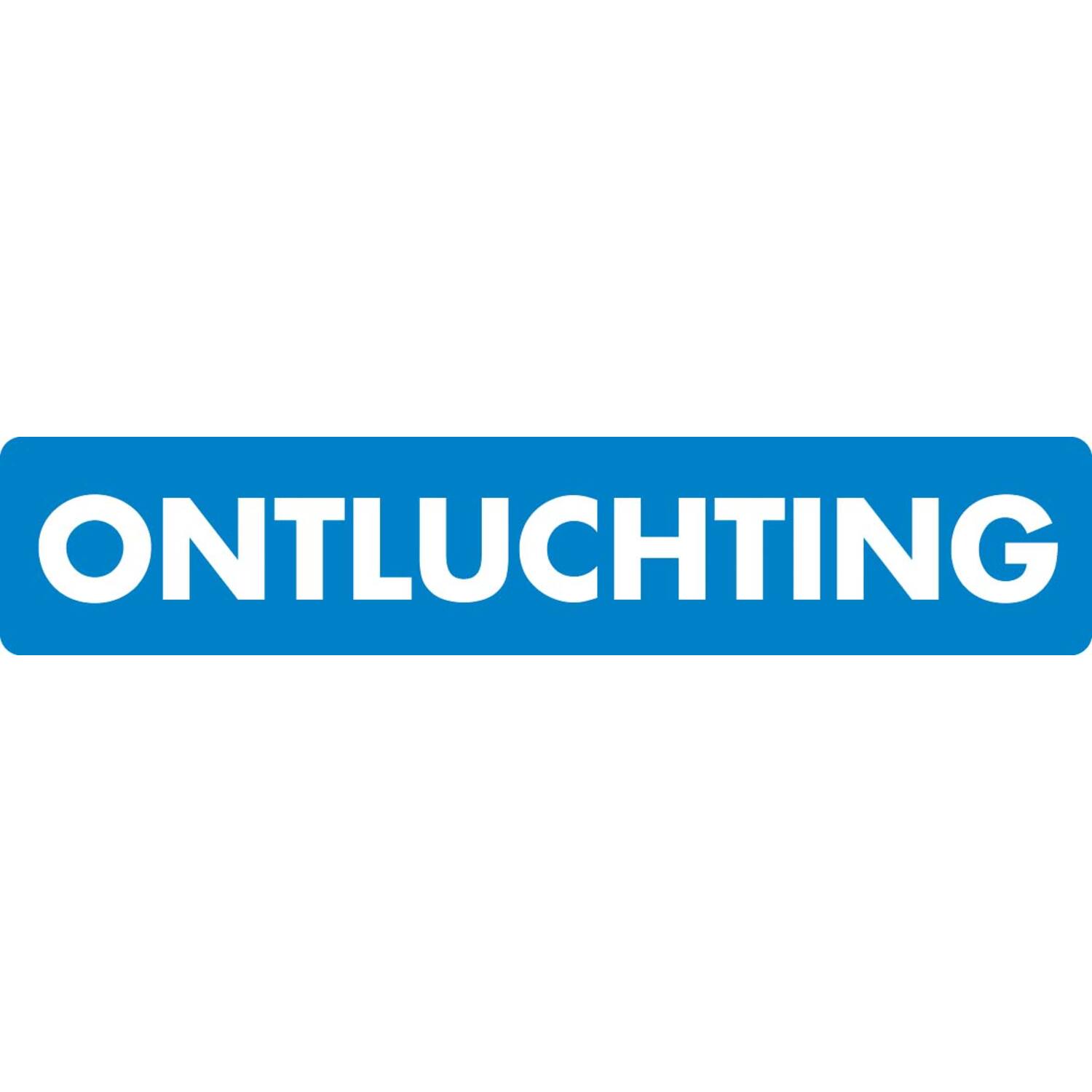 Sticker ontluchting 10x2