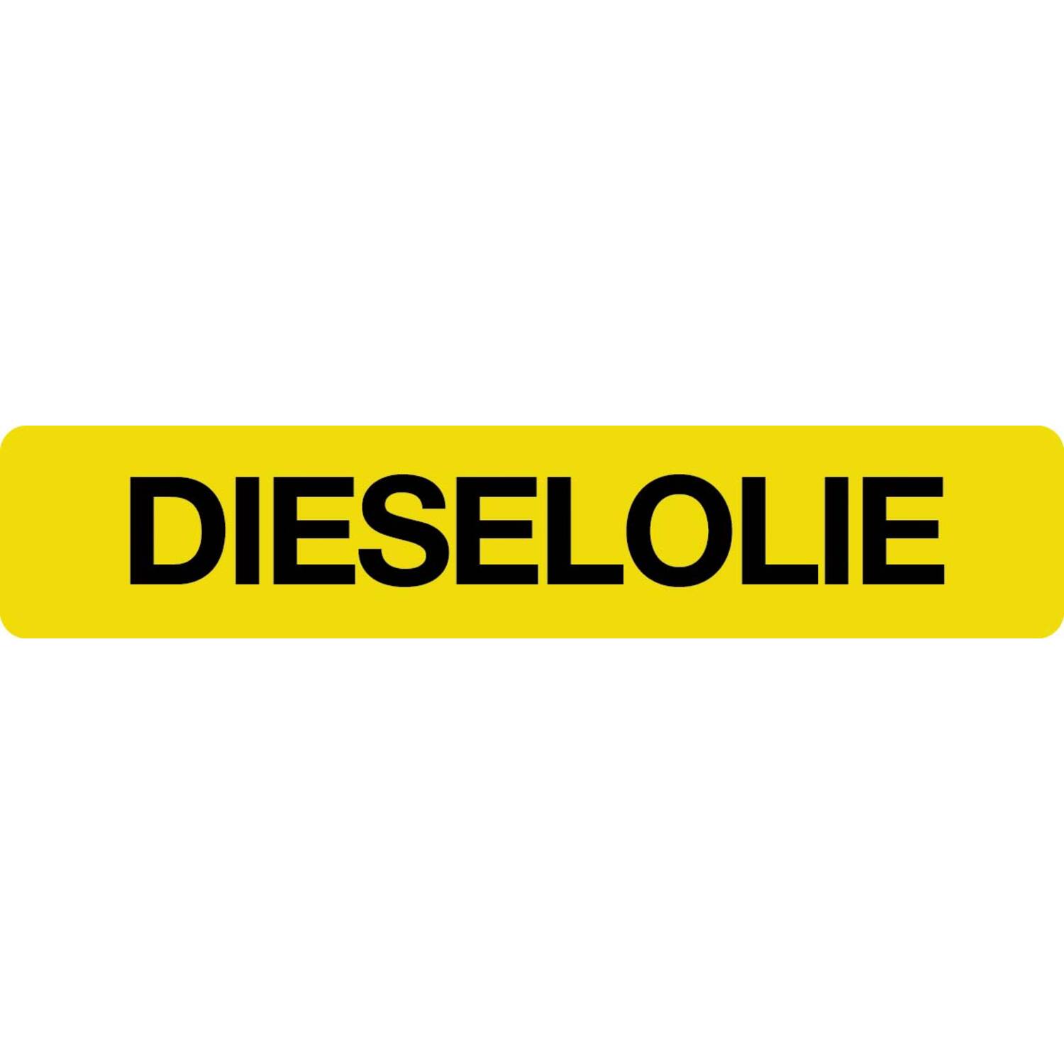Sticker dieselolie