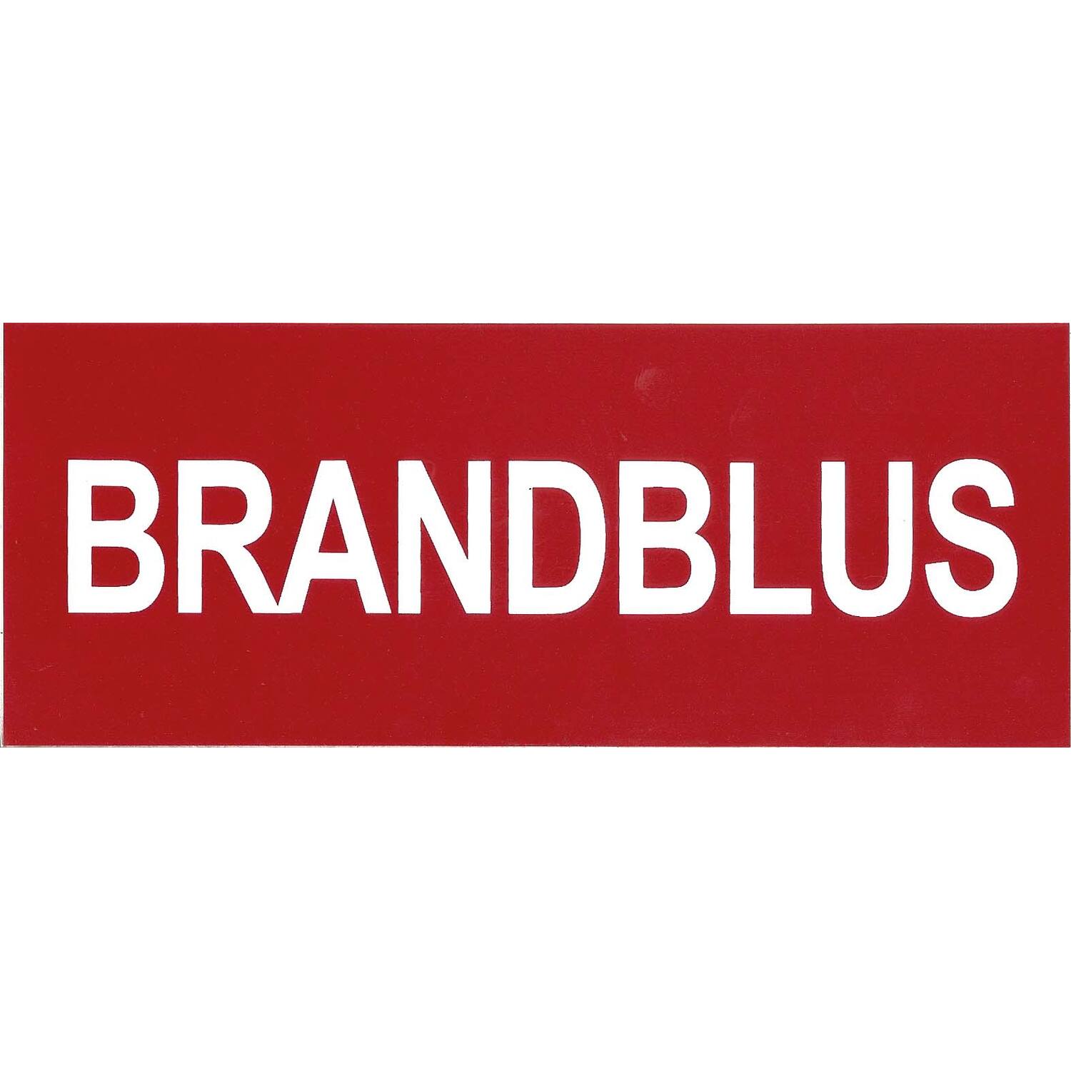 Leidingsticker brandblus 20x8
