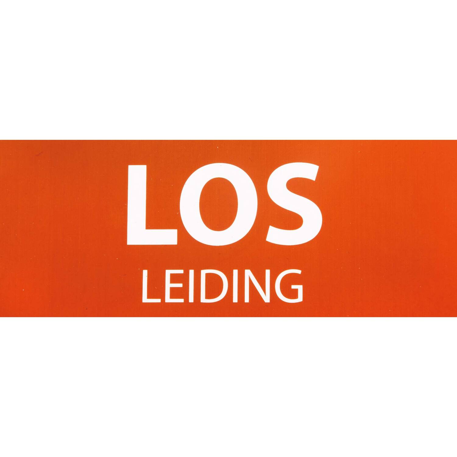 Sticker losleiding 20x8cm