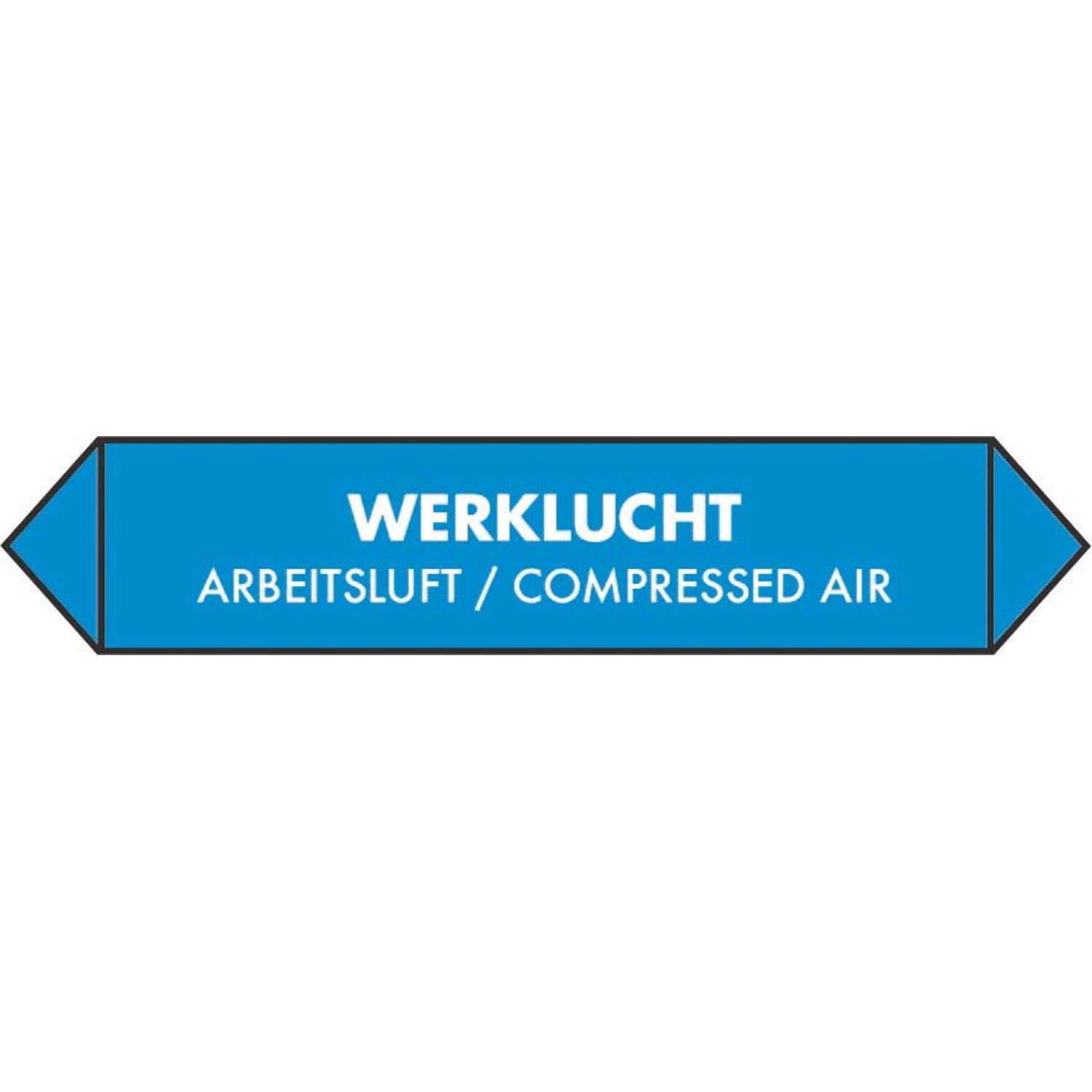 Sticker werklucht 15x3cm