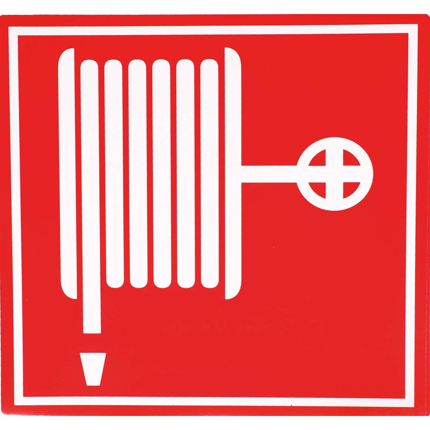 Sticker brandslang 10x10cm