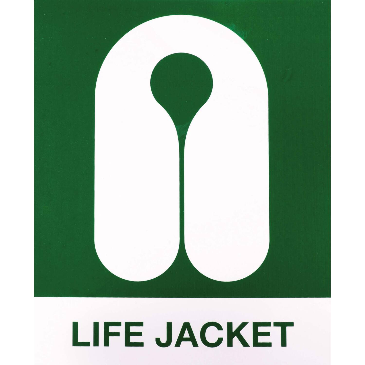 Sticker reddingvest 4,5x4,5cm