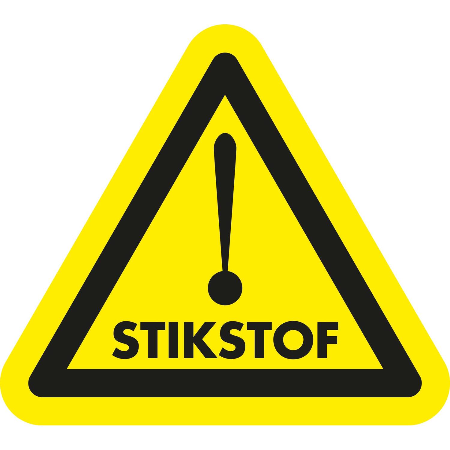 Sticker stikstof 20cm