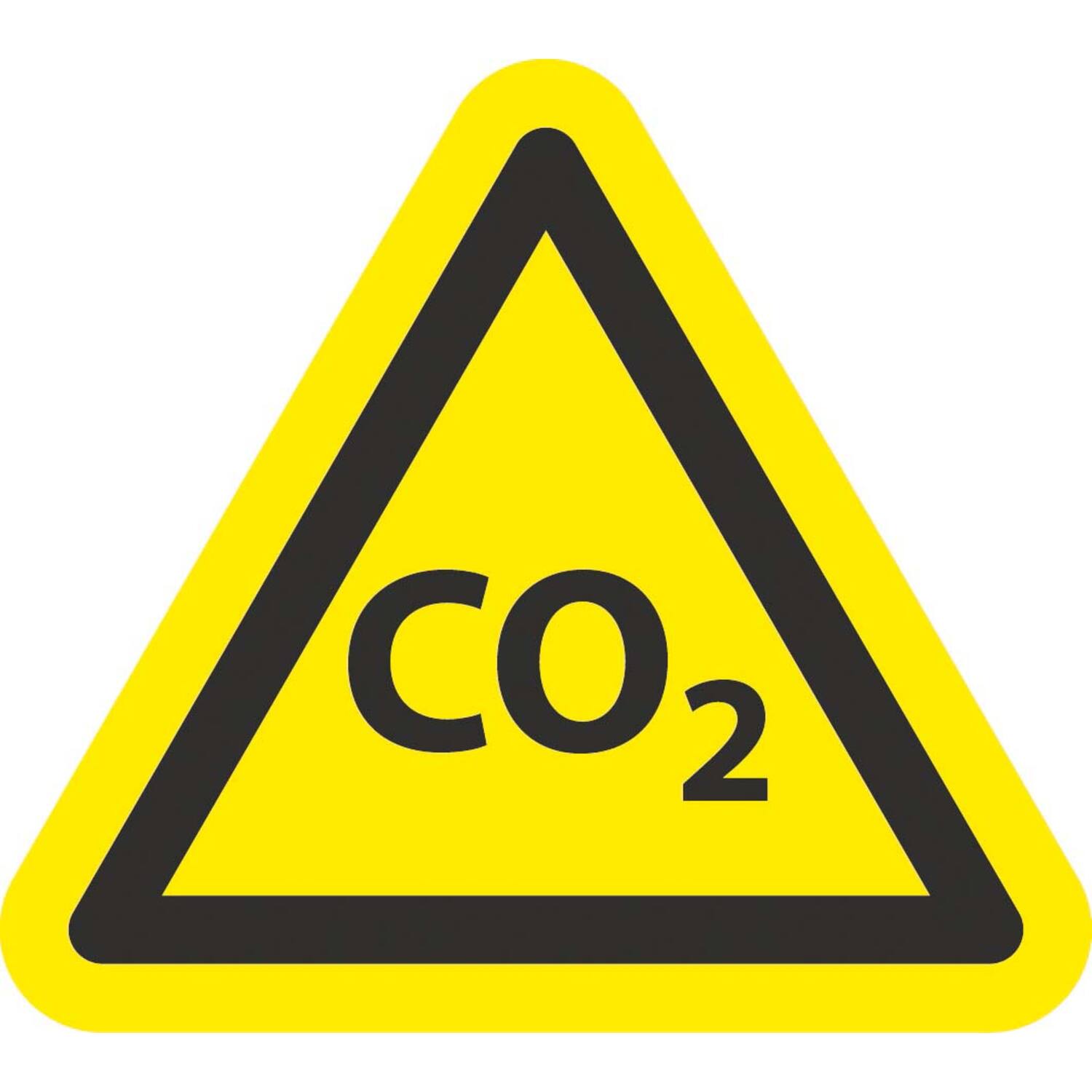 Sticker CO2 9x9x9cm