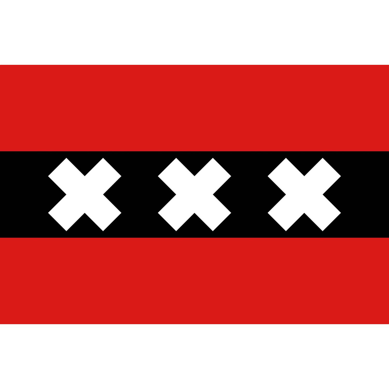 Vlag Amsterdam 70x100cm