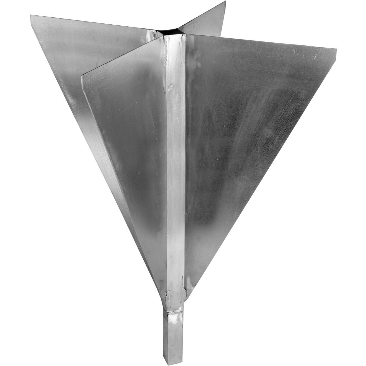 Seinkegel blank aluminium 60cm