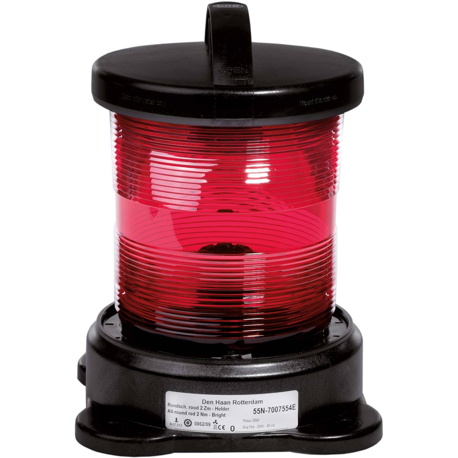 DHR55N rondschijnend rood