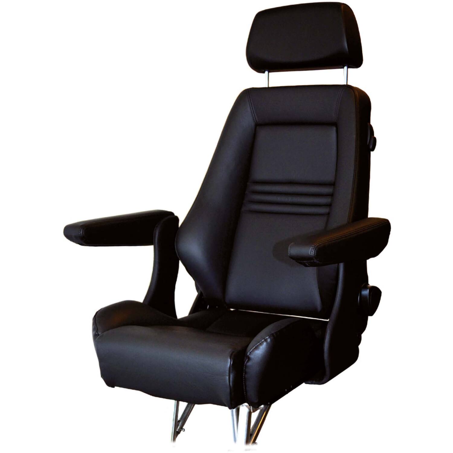 Stuurstoel Recaro Atlantic leer/skai zwart