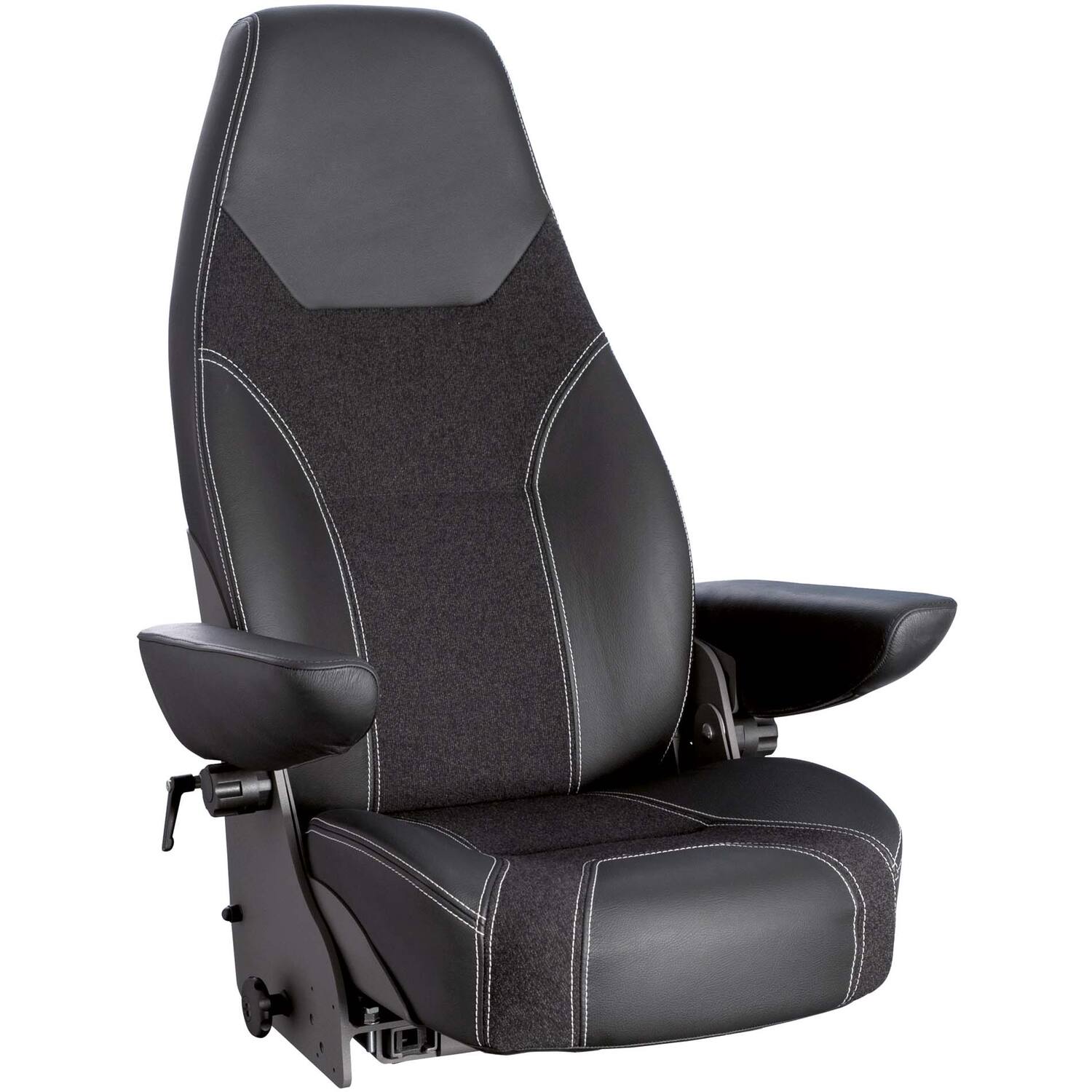NS1500 stuurstoel los zwart leer