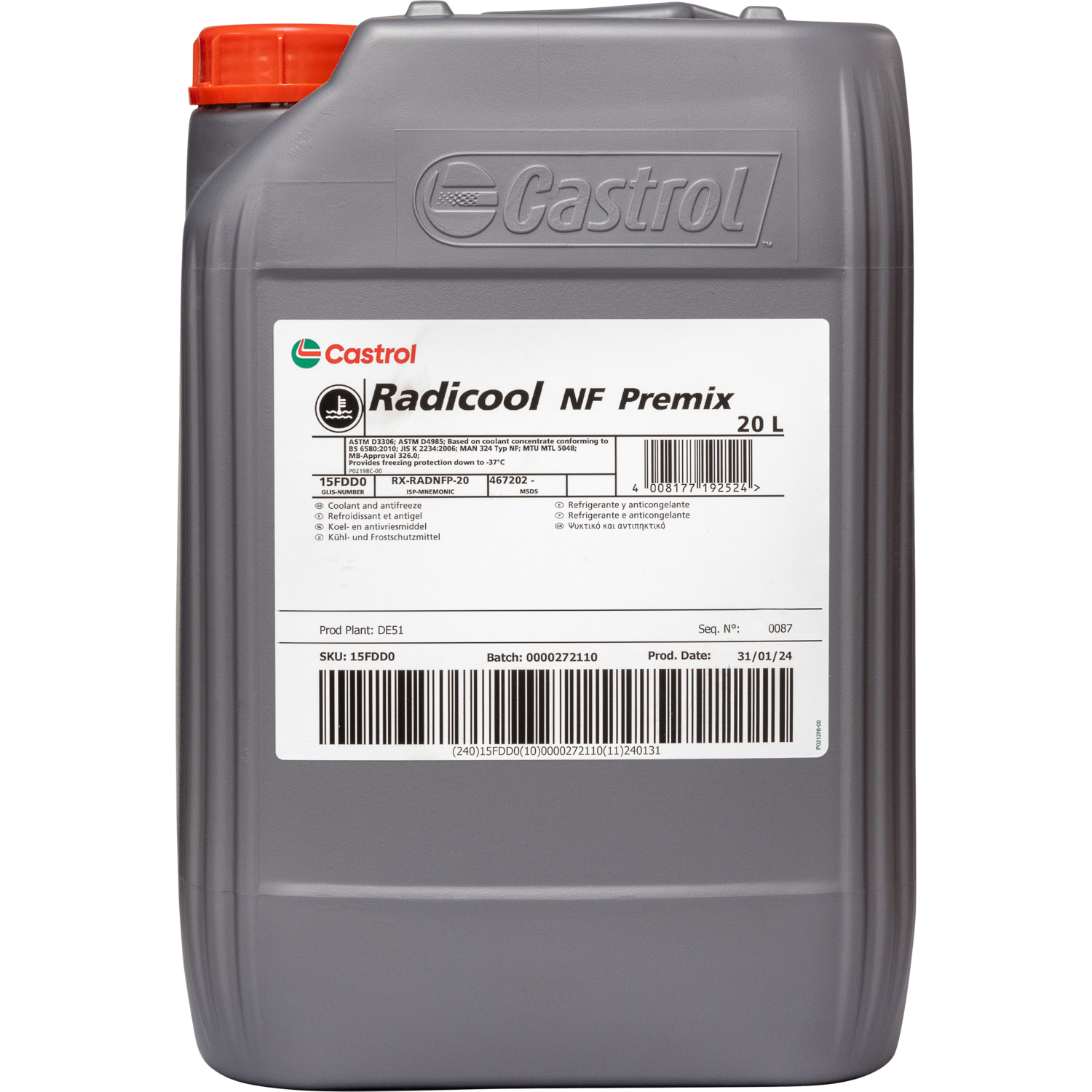Castrol Radicool NF Premix