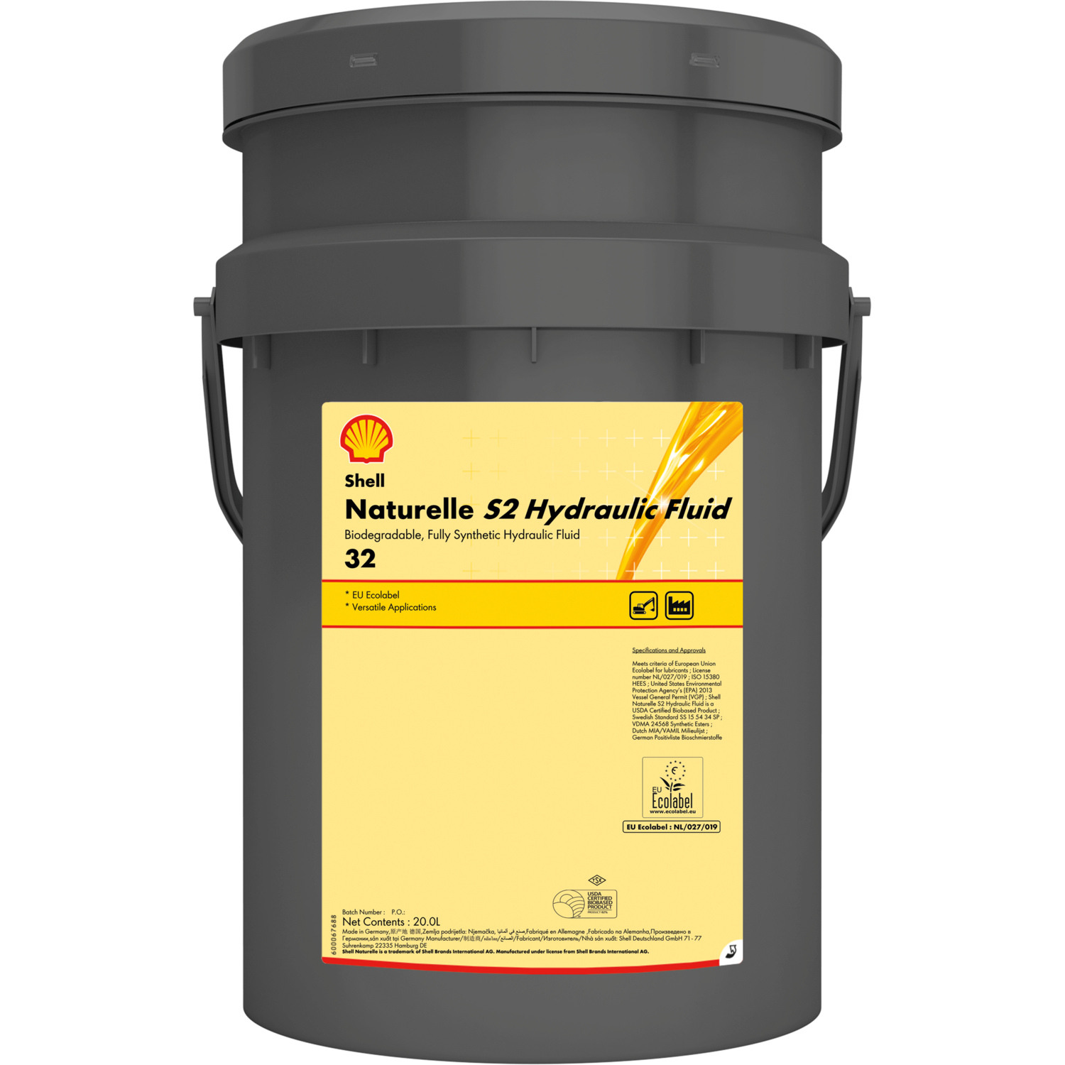 Shell Naturelle S2 hydraulic fluid 32