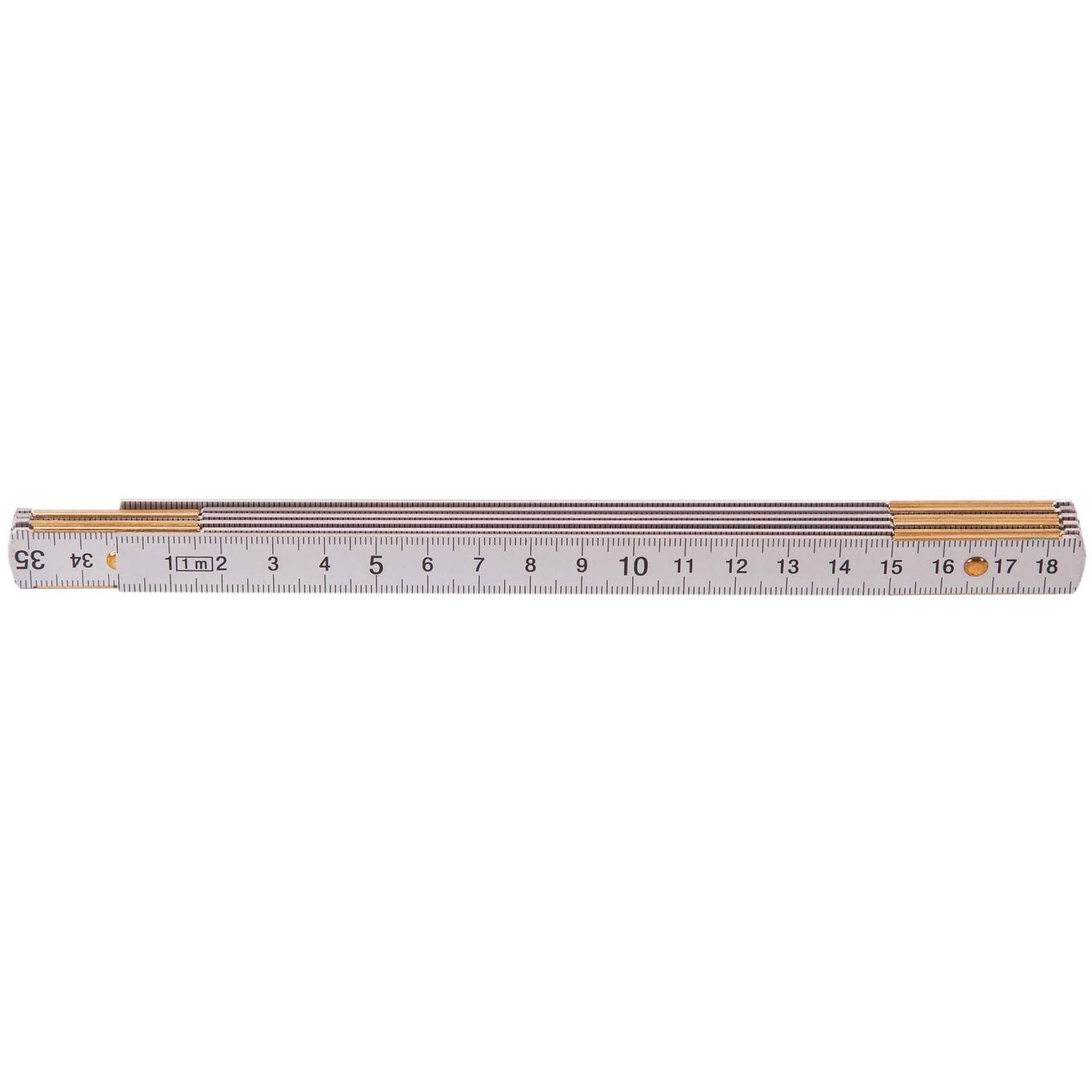 Duimstok blank alu. 2mtr