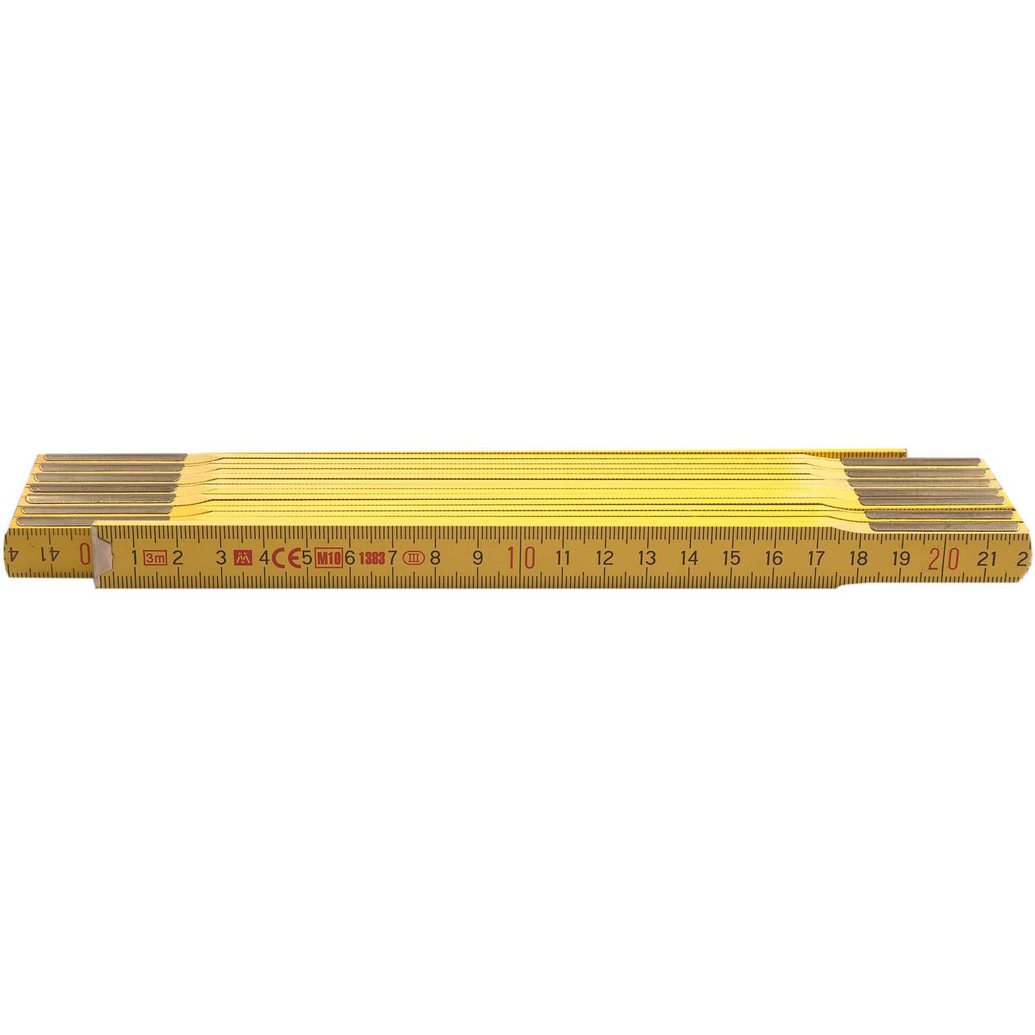Houten Duimstok Geel 2 Meter