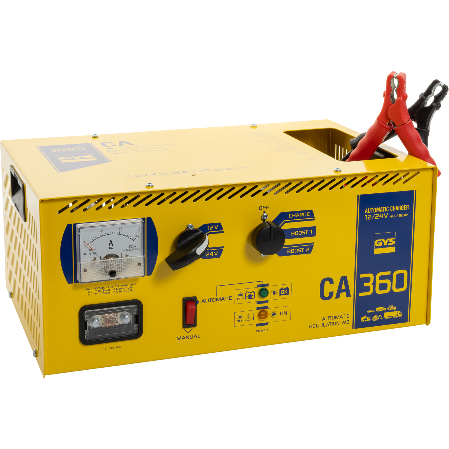 Acculader Gys - aut. Start CA 350