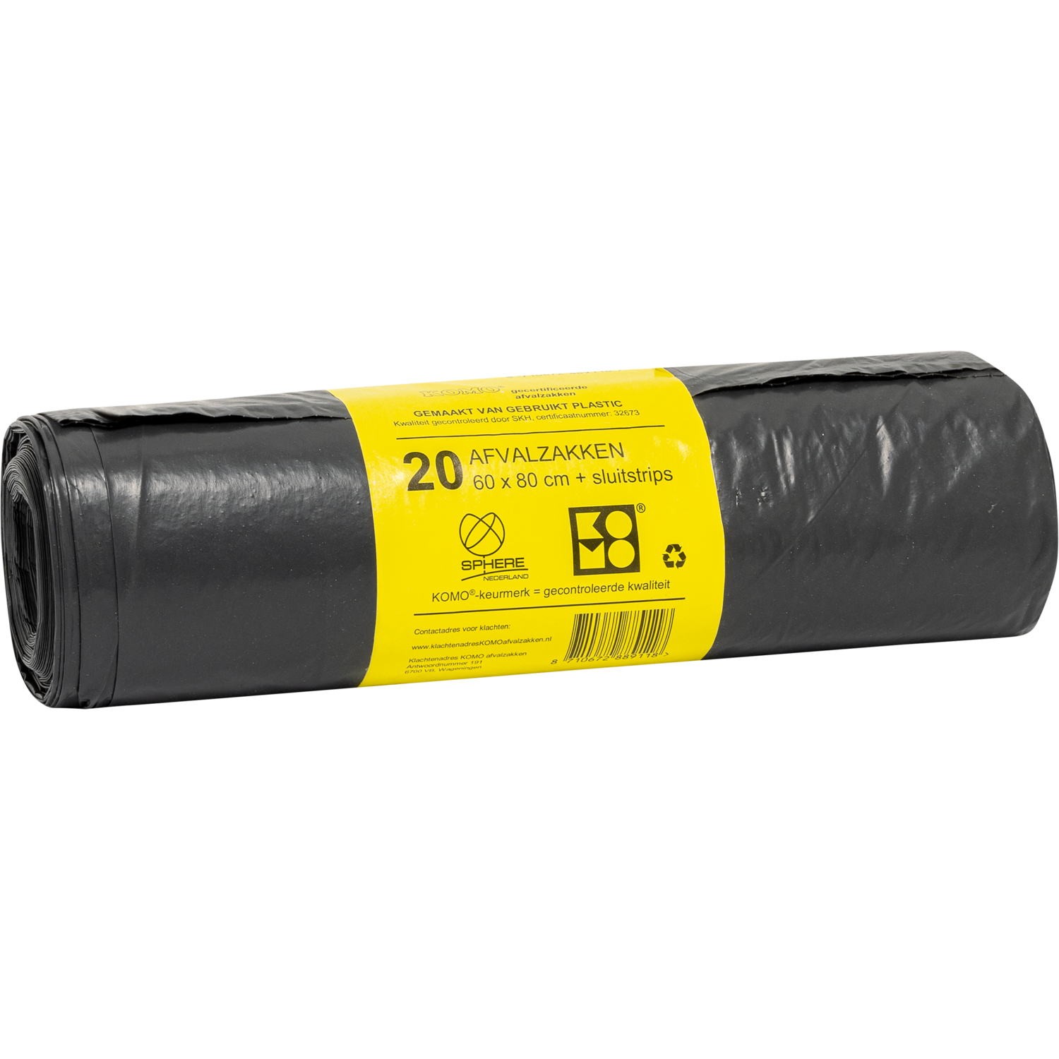 Vuilniszakken KOMO 60ltr 20stuks