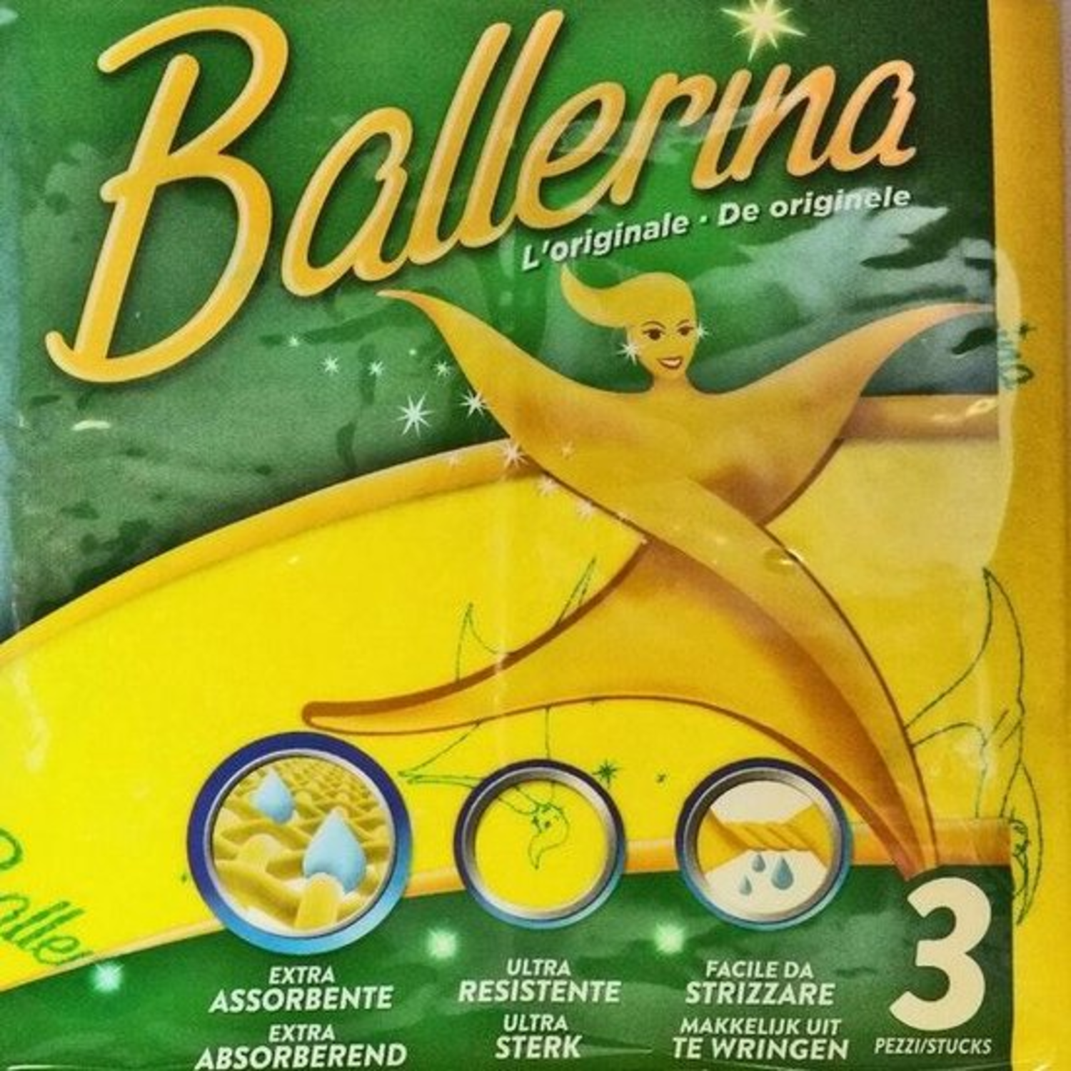Dubro Ballerina Doekje   per 3 stuks