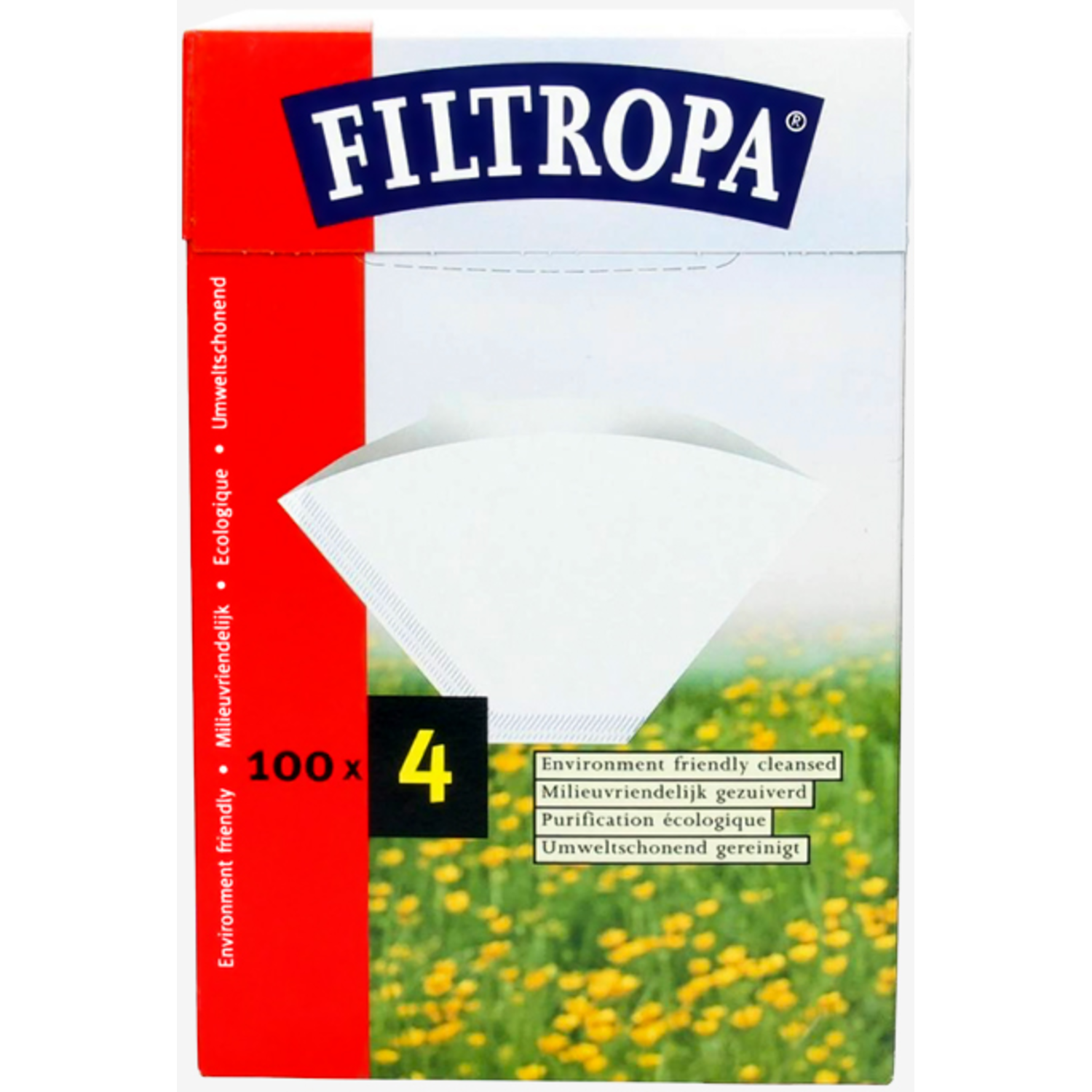 Koffiefilterzakjes Filtropa nr.4 100st.
