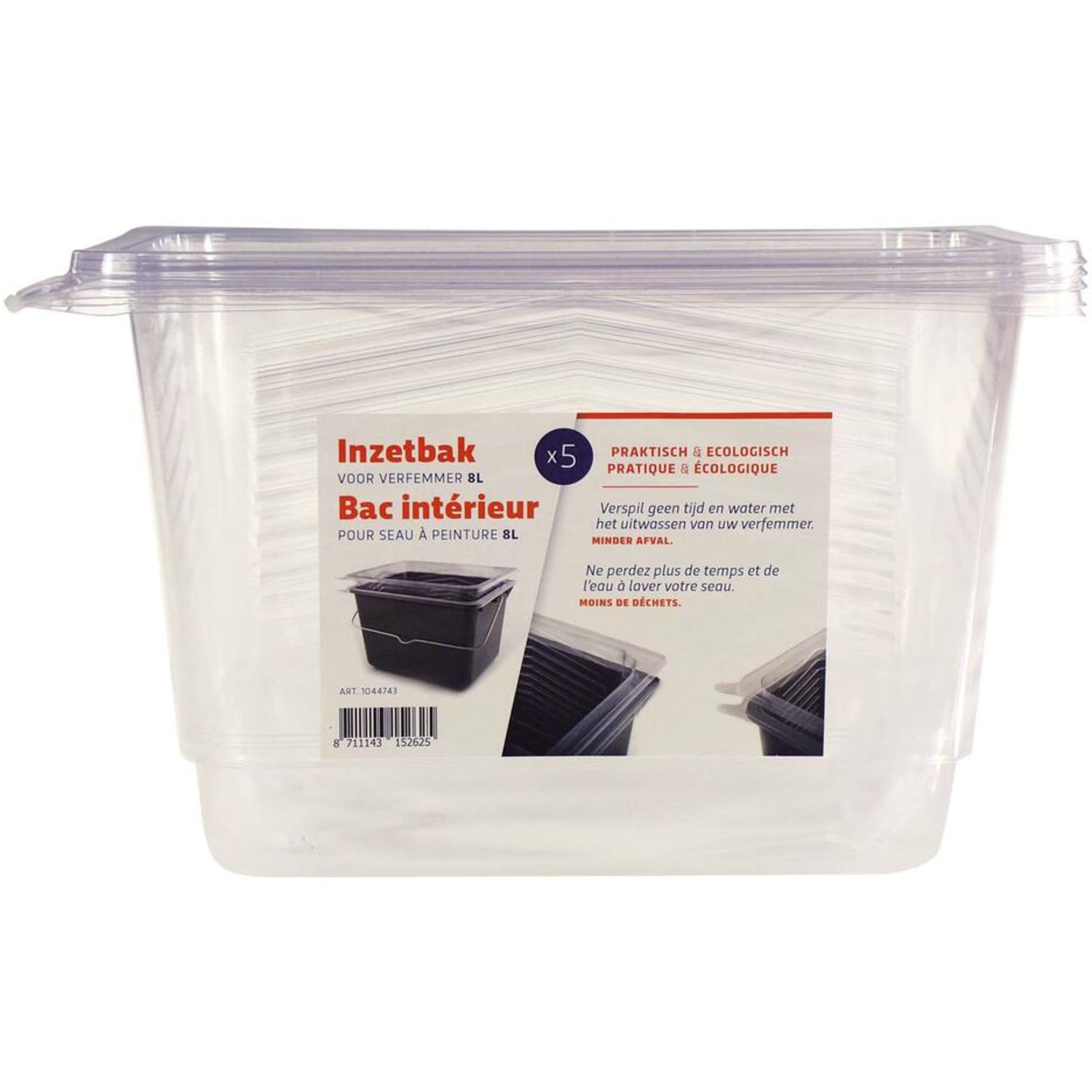 Inzetemmer voor verfemmer 12 ltr. per 5 st.