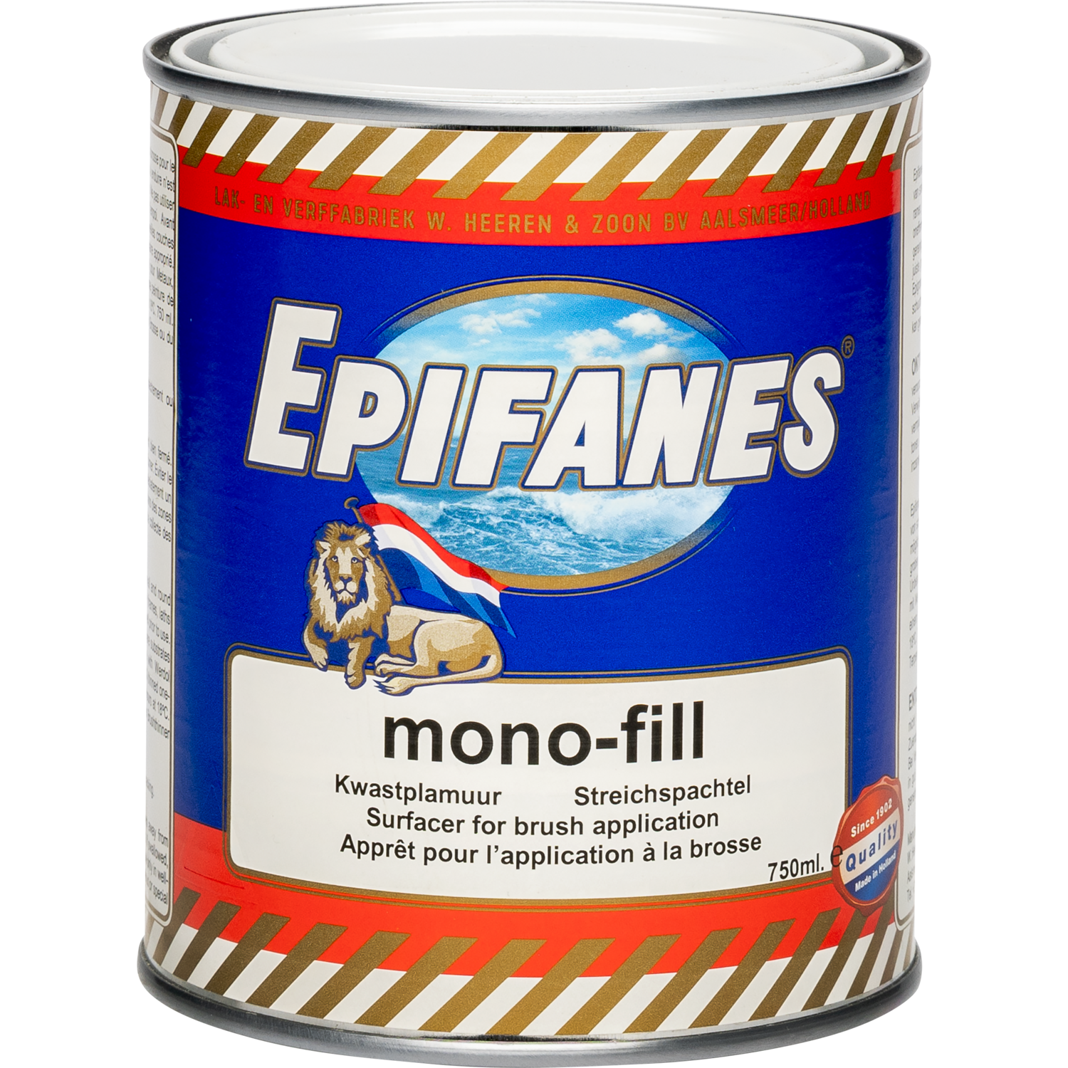 Epifanes Mono Fill kwastplamuur 750ml