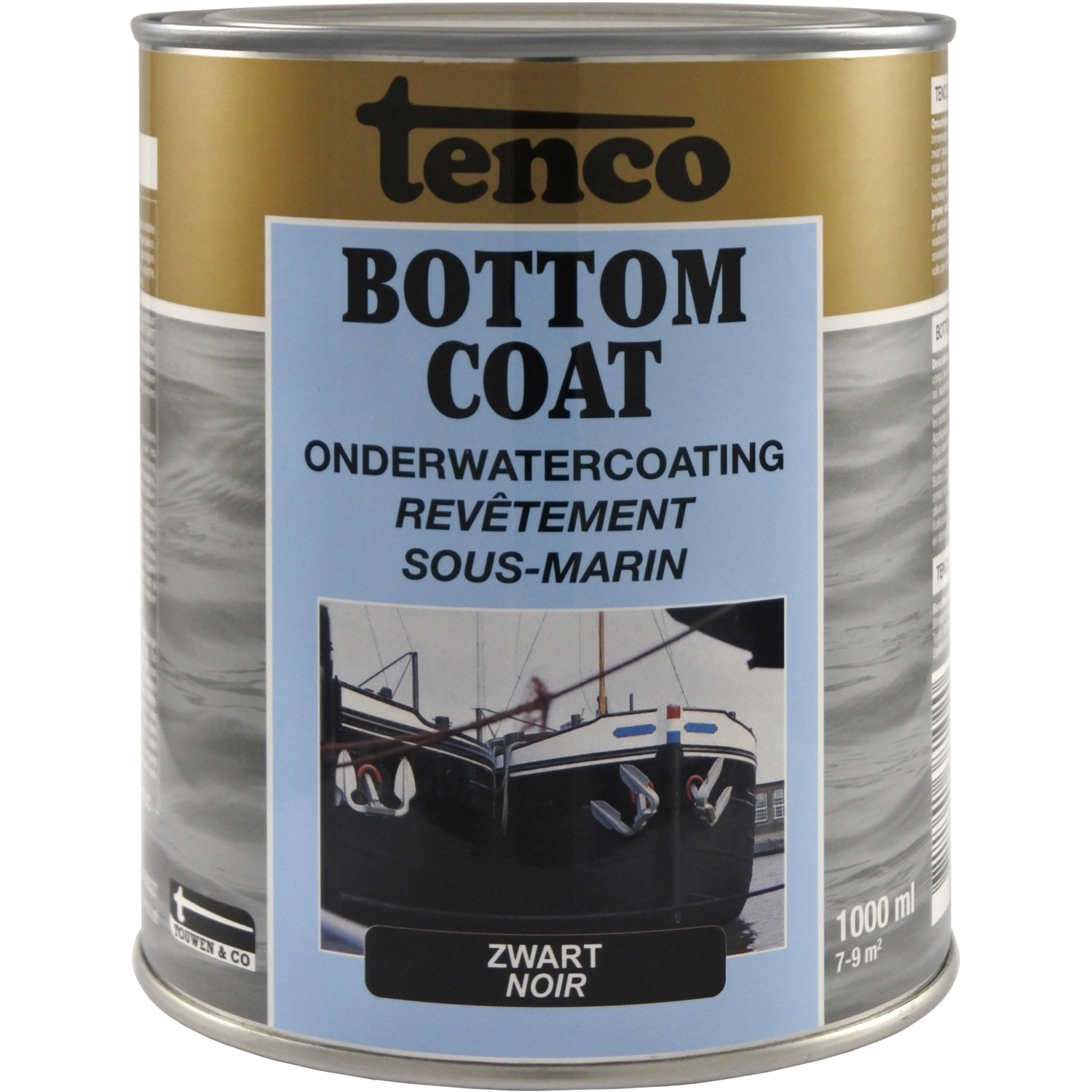 Tenco Bottomcoat Zwart 1ltr