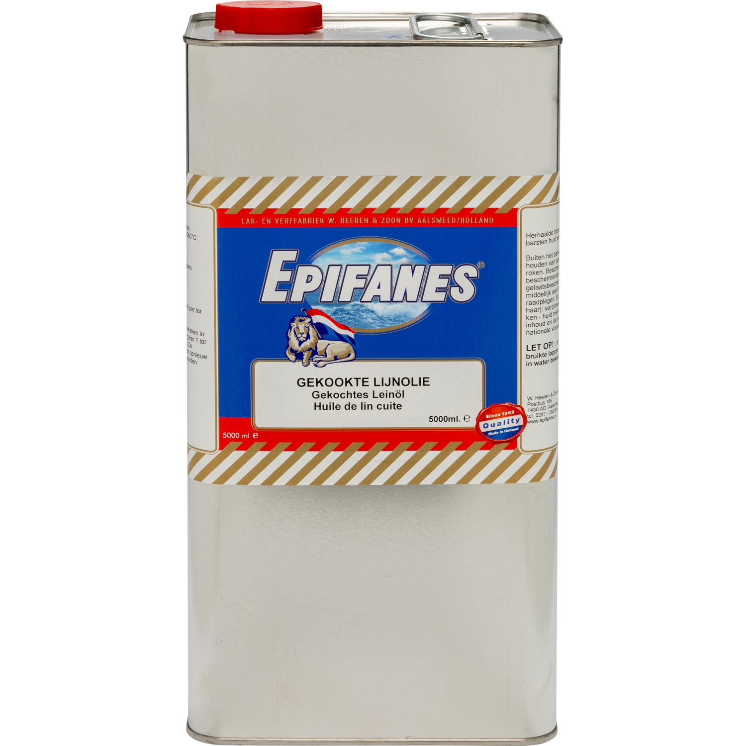 Epifanes Gekookte Lijnolie 5ltr
