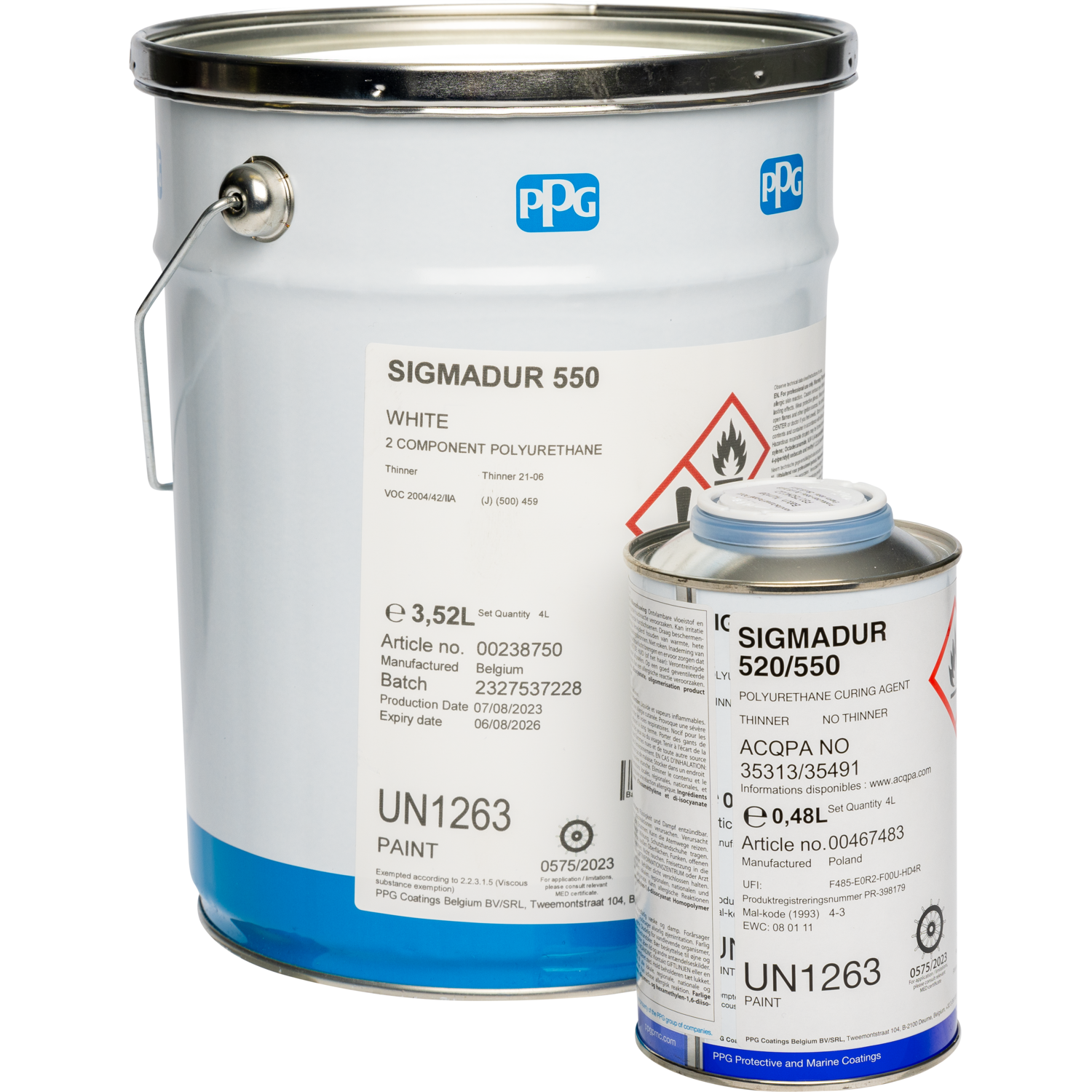 Sigmadur 550 (gloss) wit 4ltr