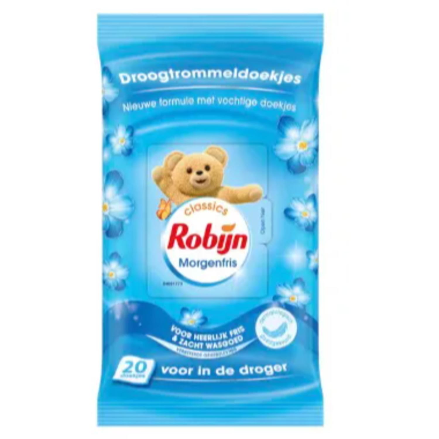 Droogtrommeldoekjes Robijn