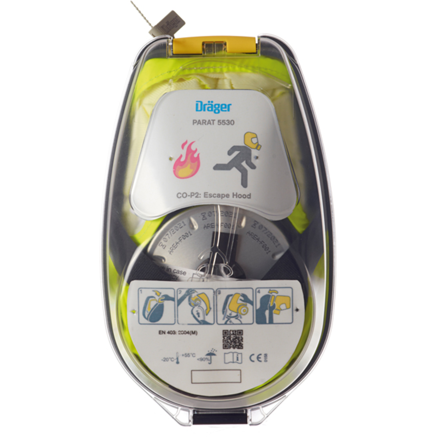Dräger Parat 5530 Hardcase vluchtmasker