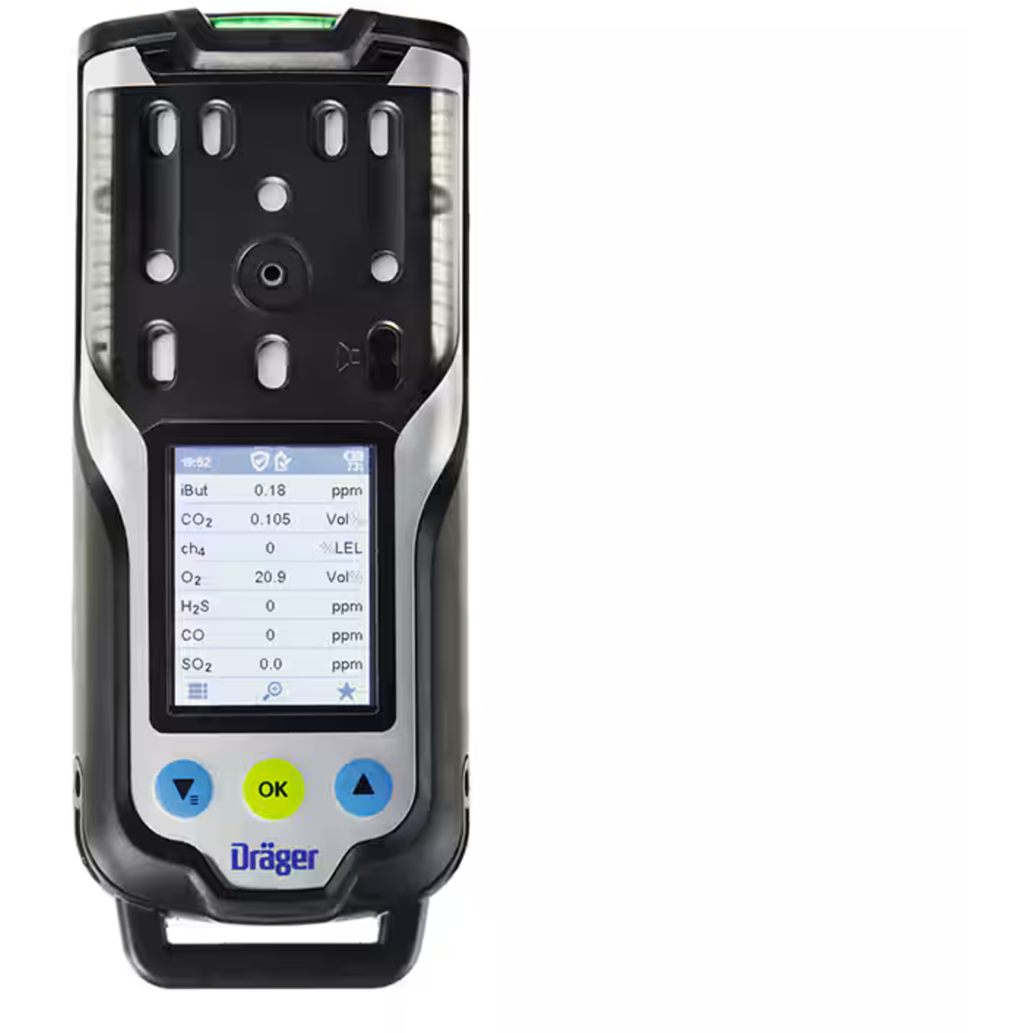Dräger XAM8000 EX/OX, accu, lader en slang