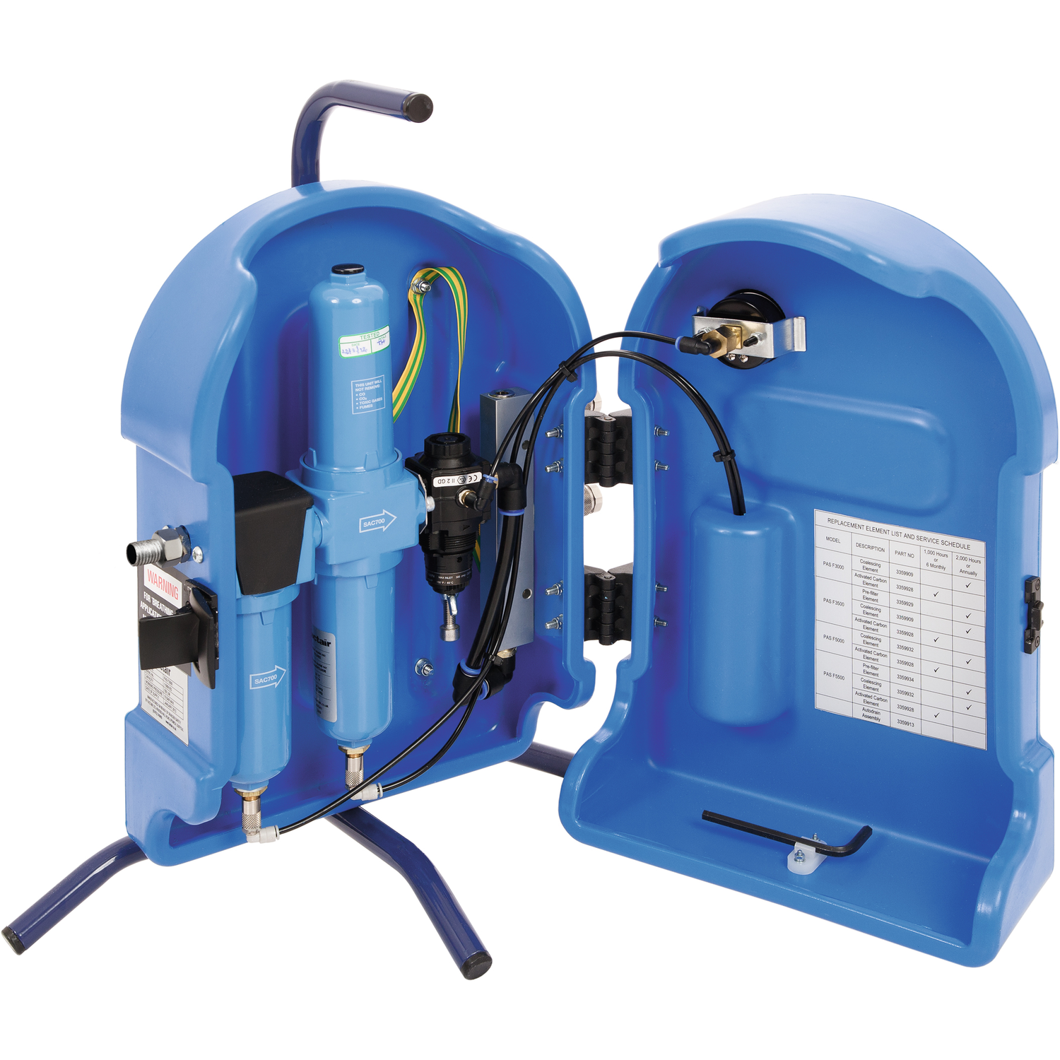 Dräger ademfilterbank F3500