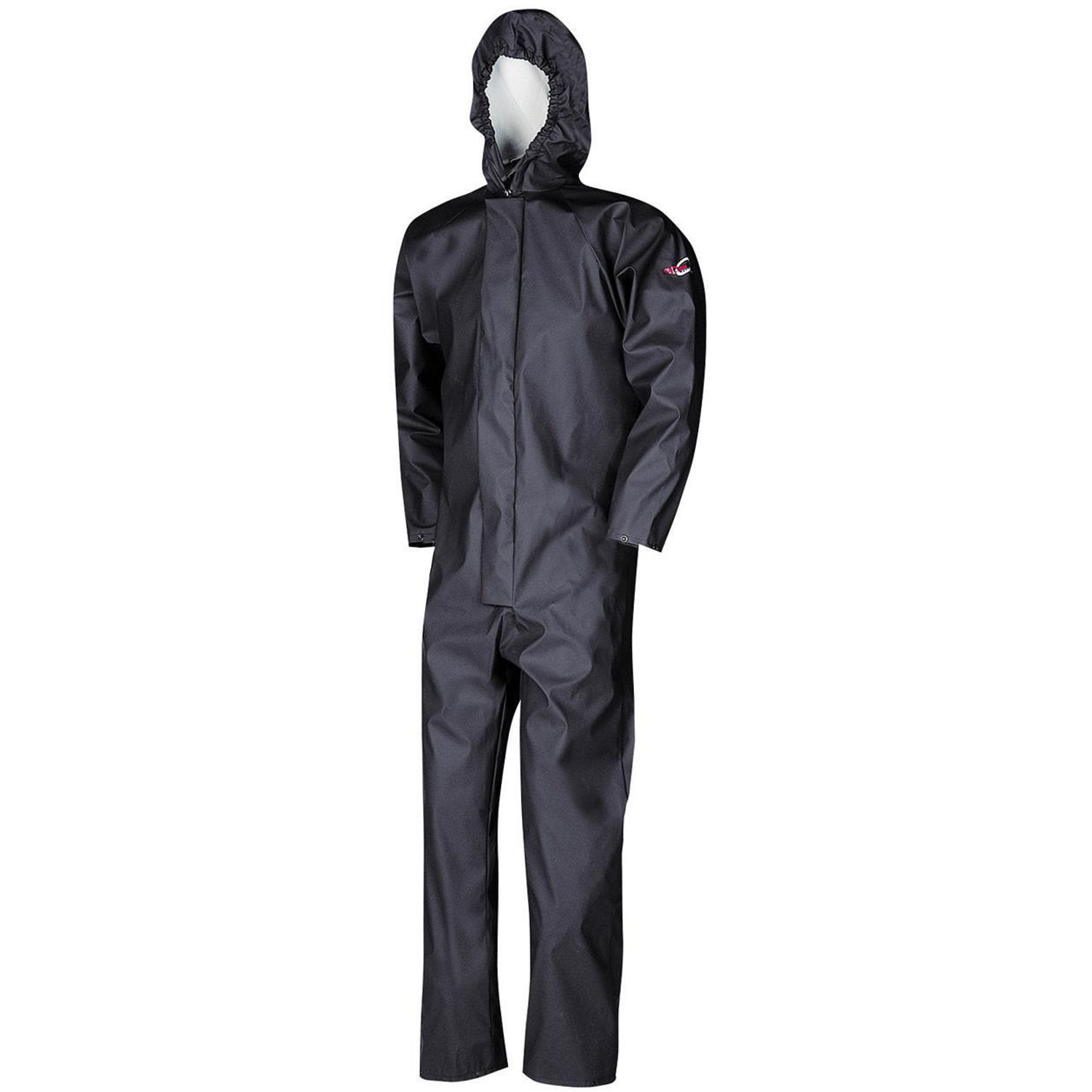Regenoverall Herford stretch marineblauw mt.L