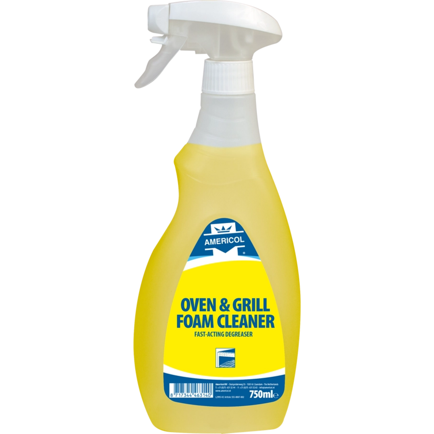 Americol Oven & Grill Foam Cleaner 750ml