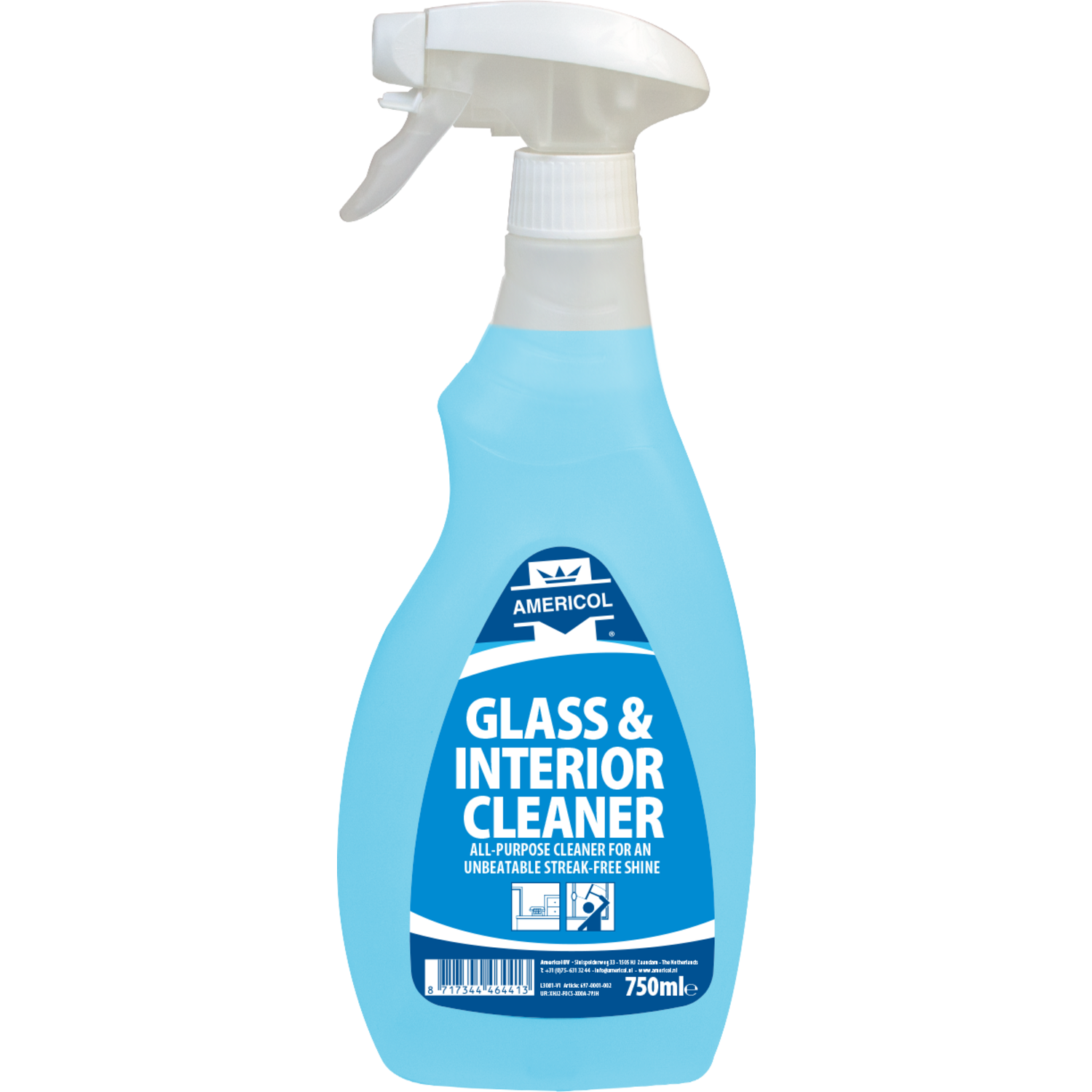 Americol Glass & Mirror Cleaner 750ml