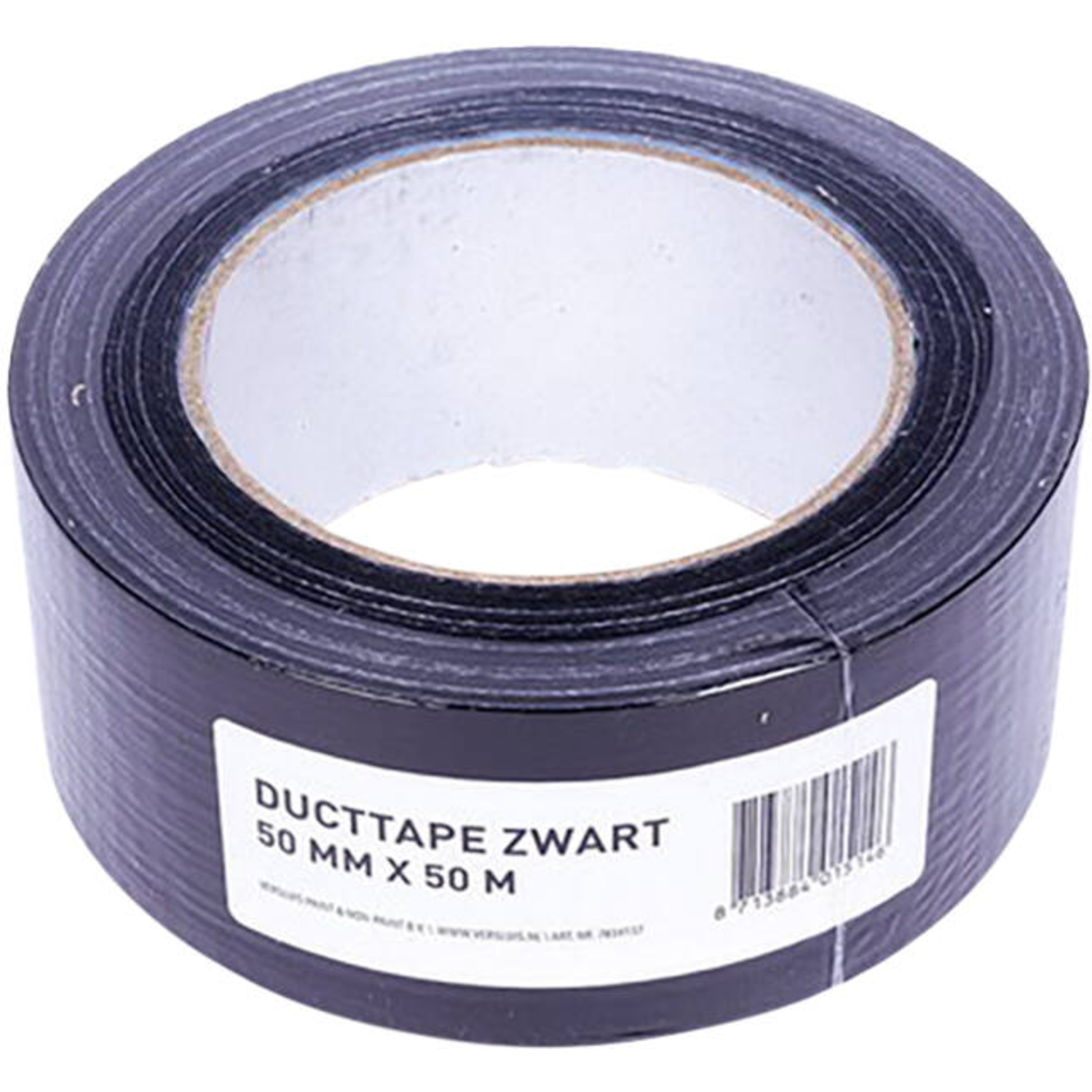 Duct-Tape Zwart 50mm x 50mtr