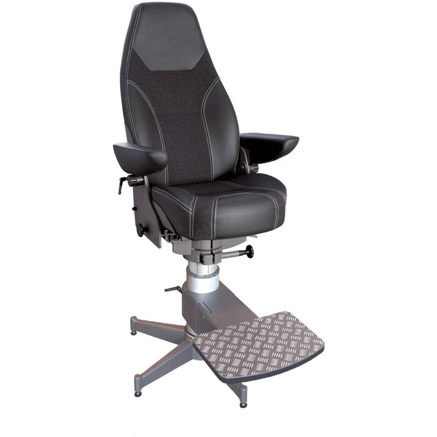 Stuurstoel NS1500 comfort 5voet 65/75 zwart