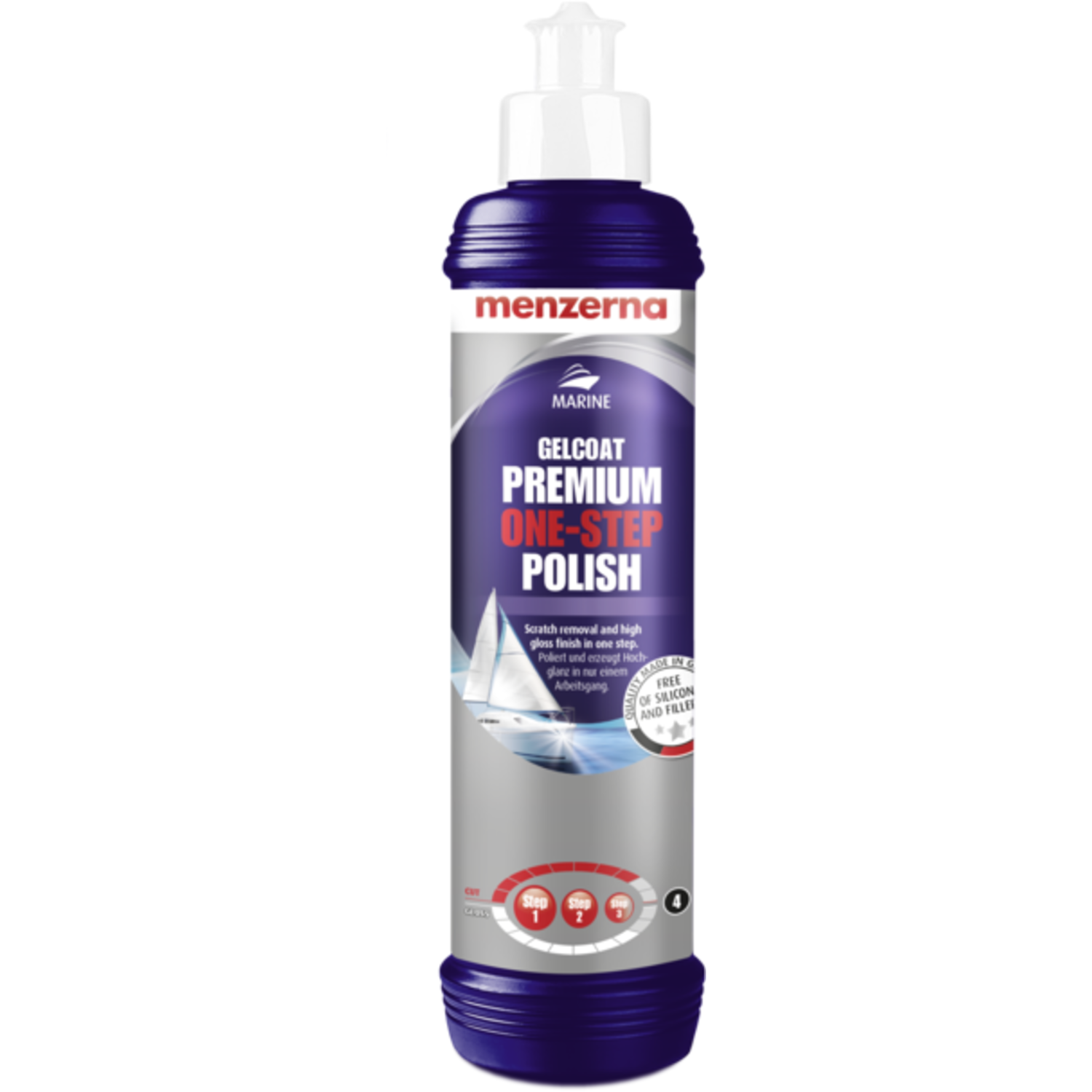 Menzerna gelcoat premium one-step polish 250ml