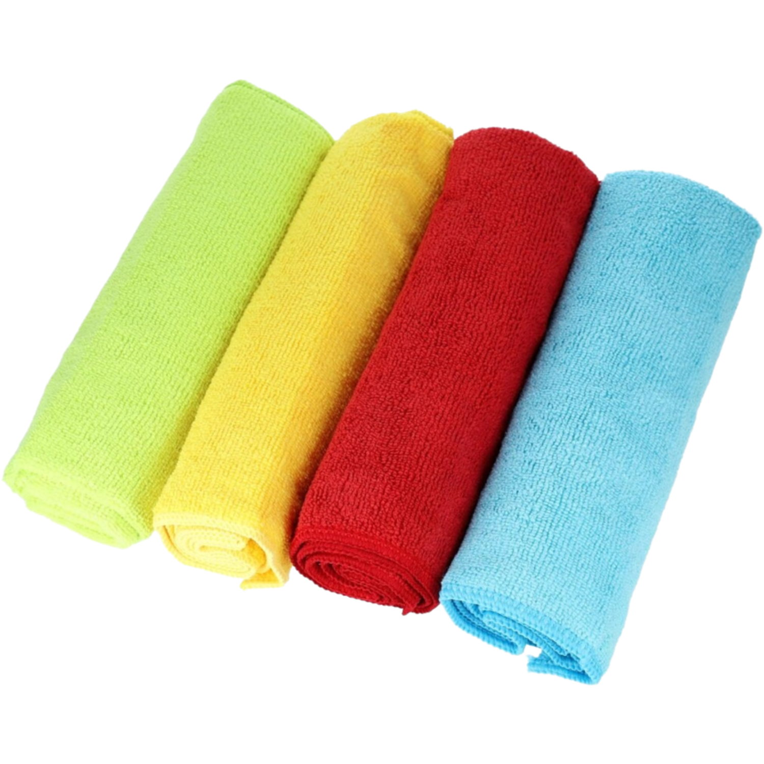 Menzerna pack of 4 microfibers (rood, geel, groen, blauw) 40x40cm