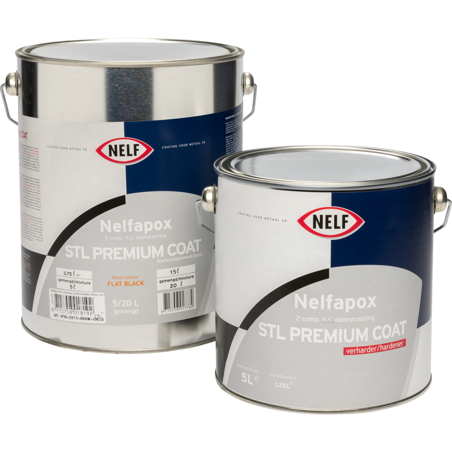 Nelfpox STL Premium Coat Flat Black 20ltr