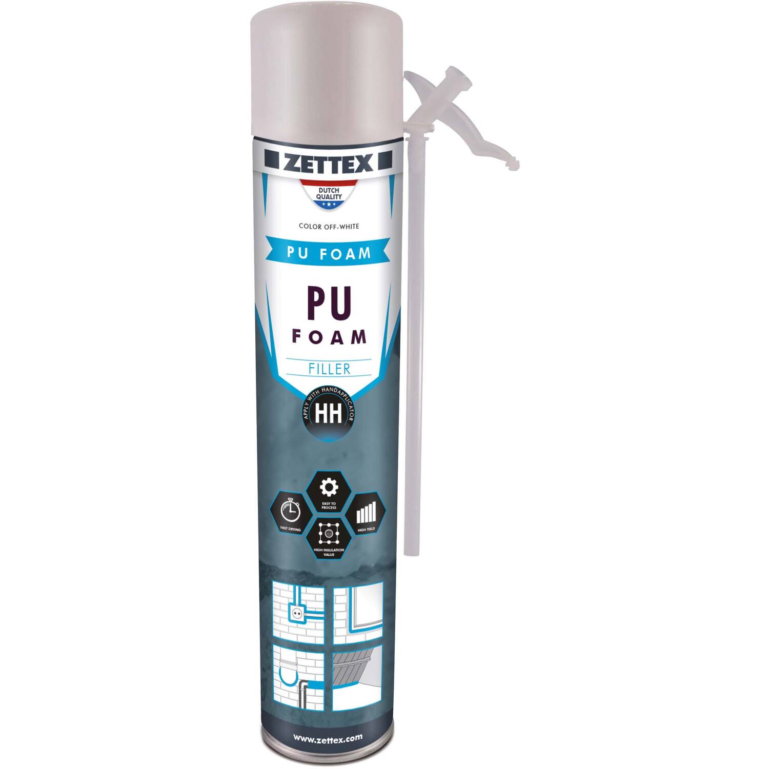 Zettex PU foam HH 750ml