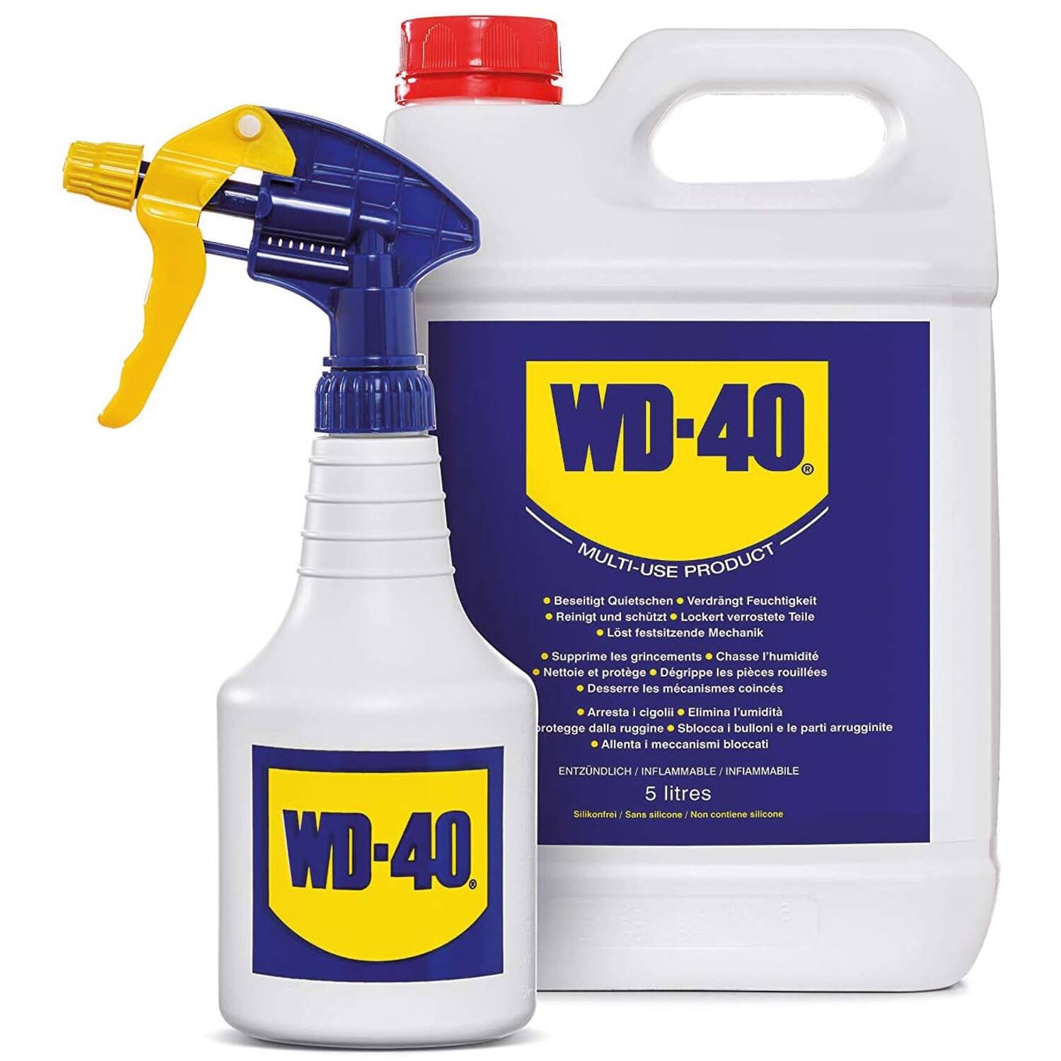 Kruipolie WD-40 jerrycan 5ltr