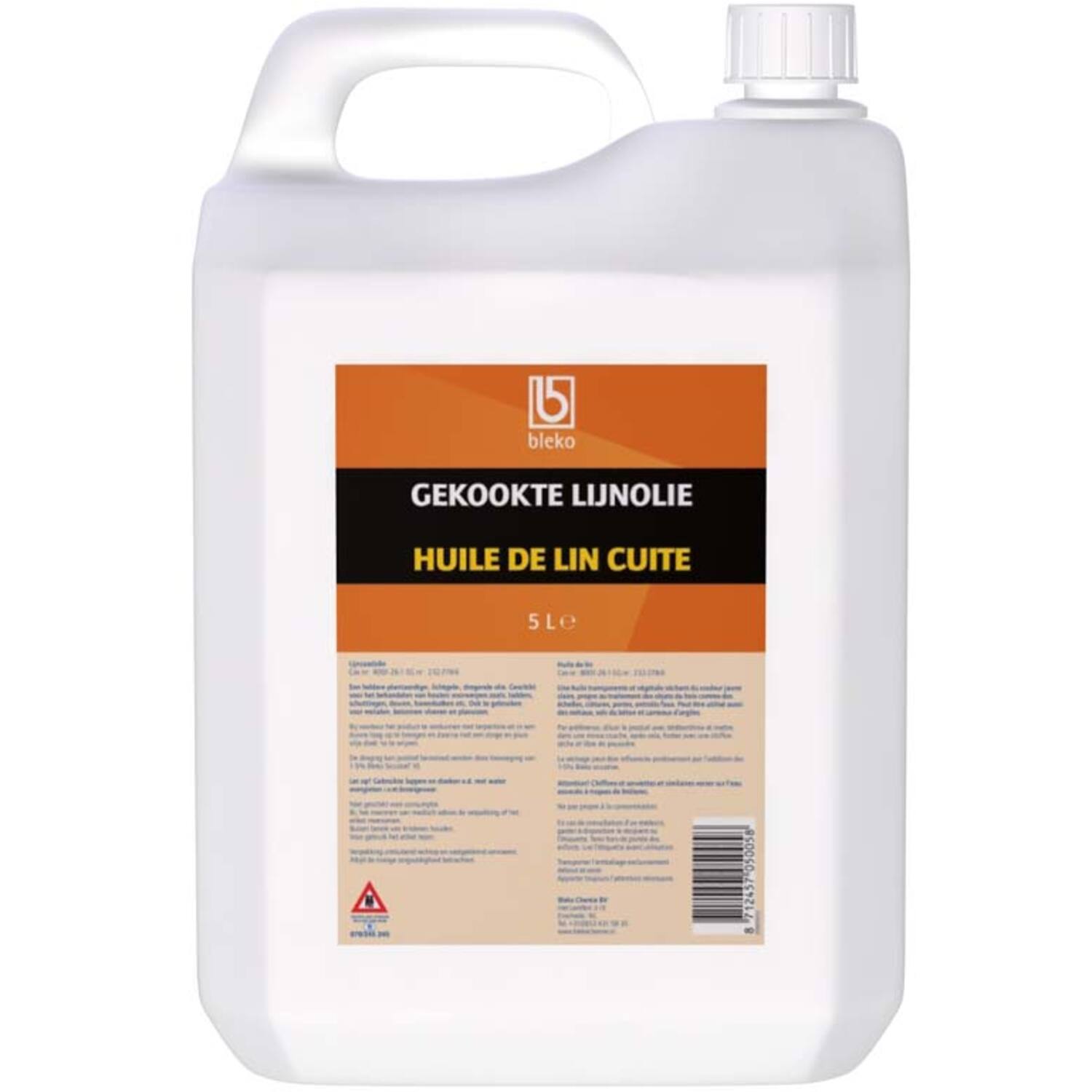 Gekookte lijnolie 5ltr