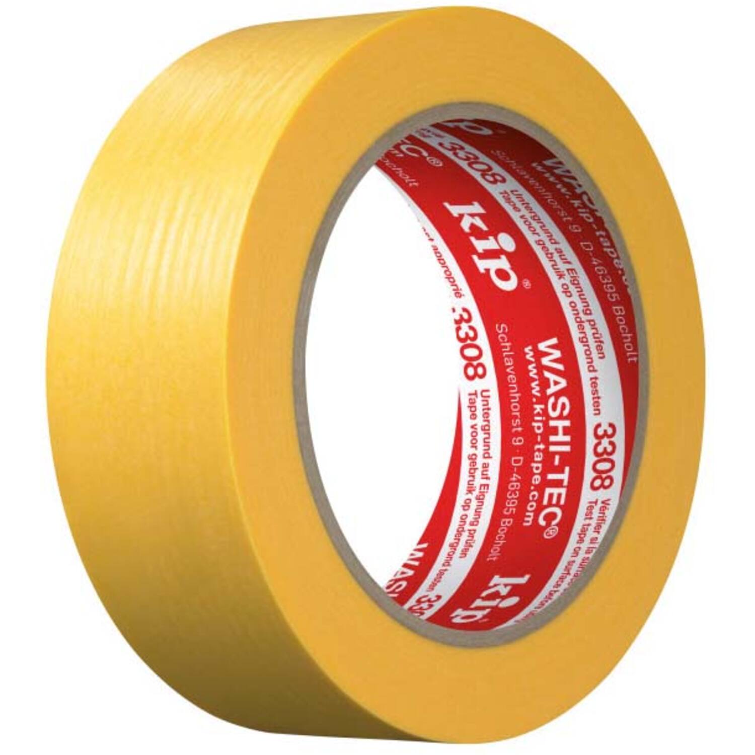 Afzetband Kip washi-tec geel 36mm 50mtr