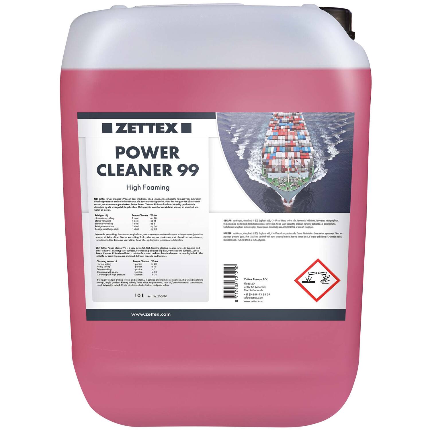 Zettex Power Cleaner 99 10ltr