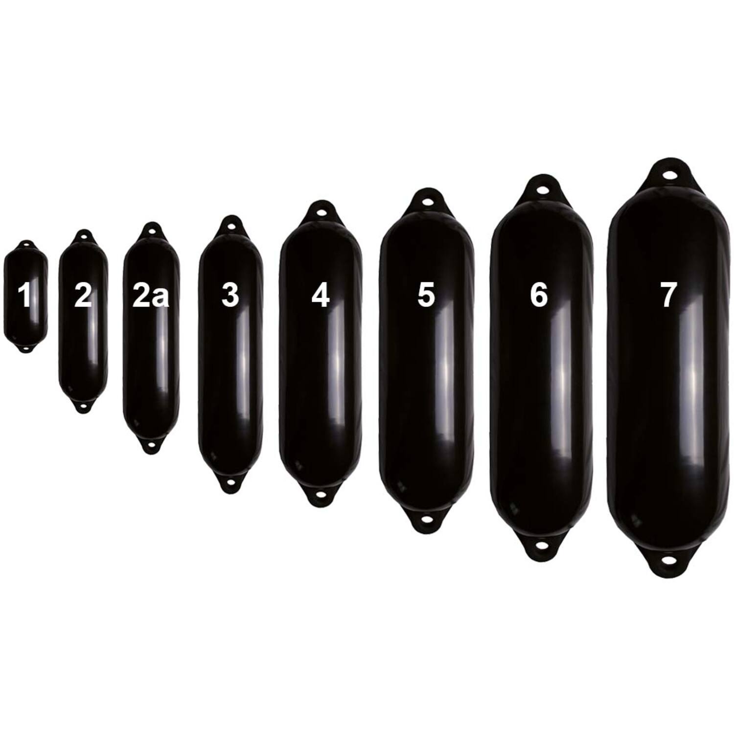 Fender zwart 5 22x72cm