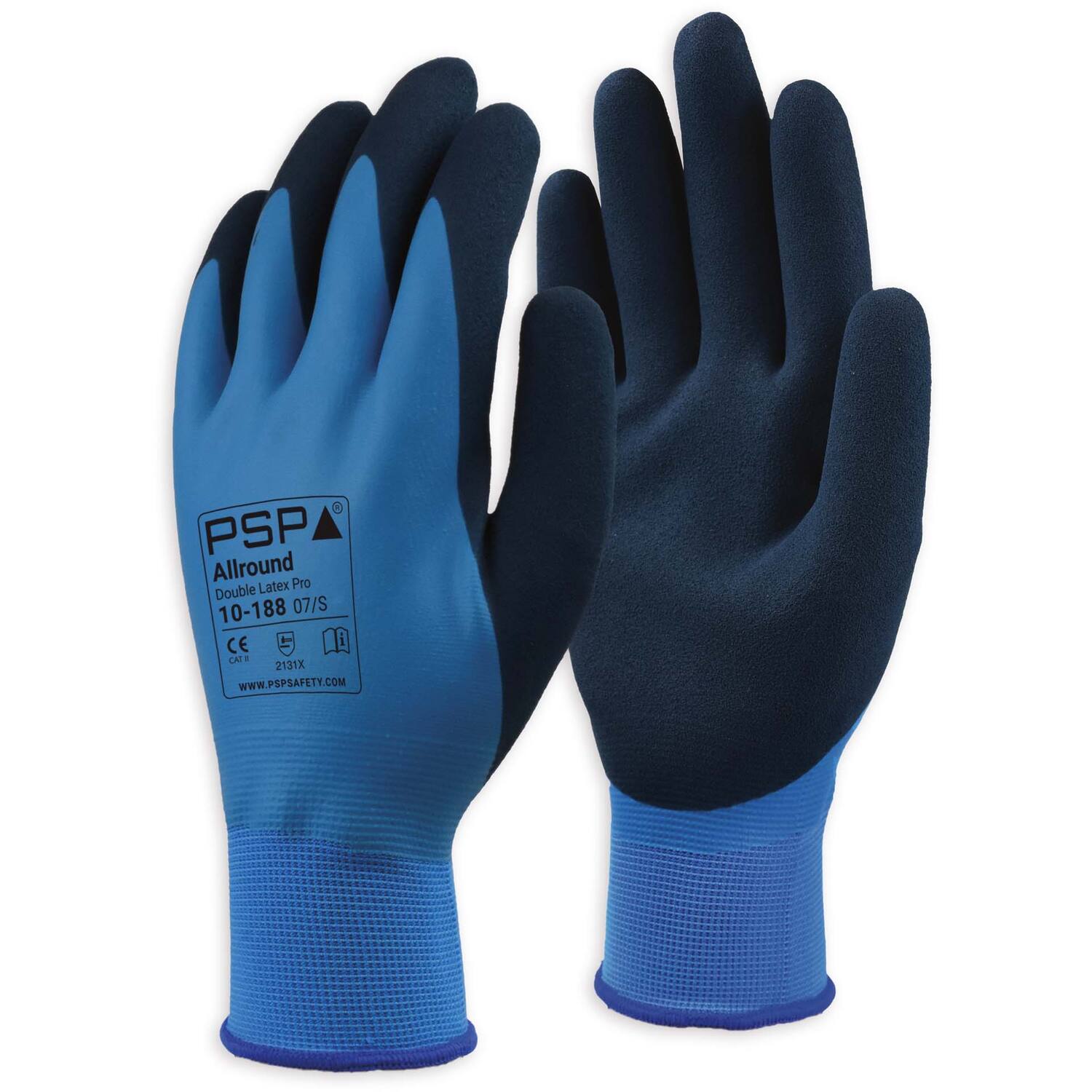 Handschoen allround double latex 10-188 M07