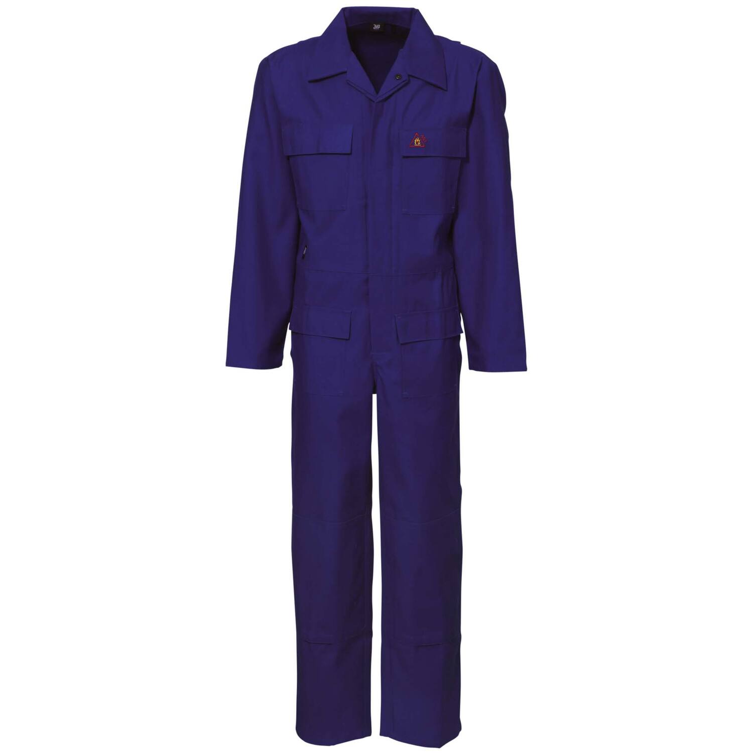 Norm-overall vlamvertr.+antistat.blauw M46